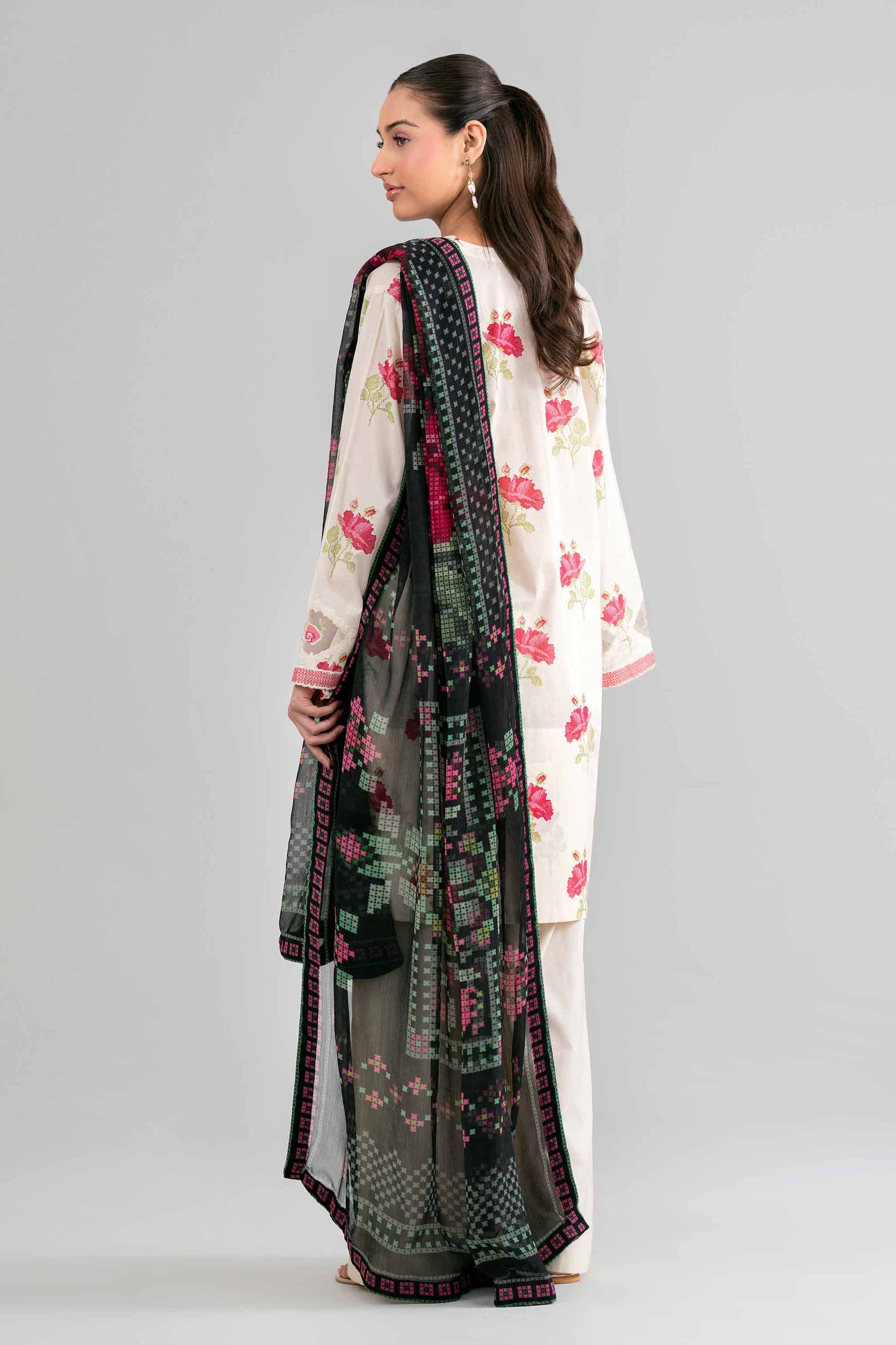 3 Piece - Digital Printed Embroidered Suit - 42601753 for Women - Unstitched Collection | Nishat | Shop Online