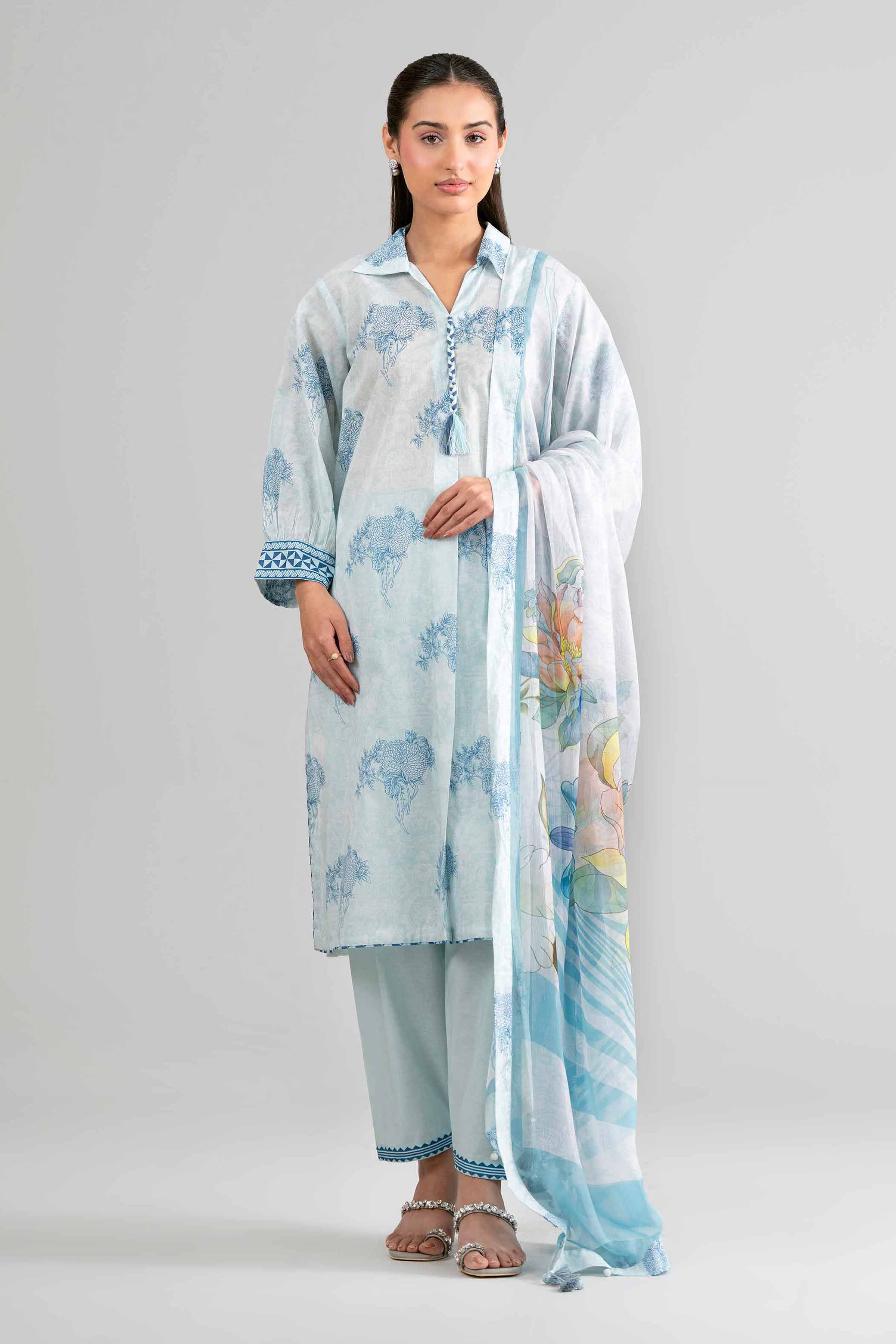 3 Piece - Digital Printed Suit - 42601760