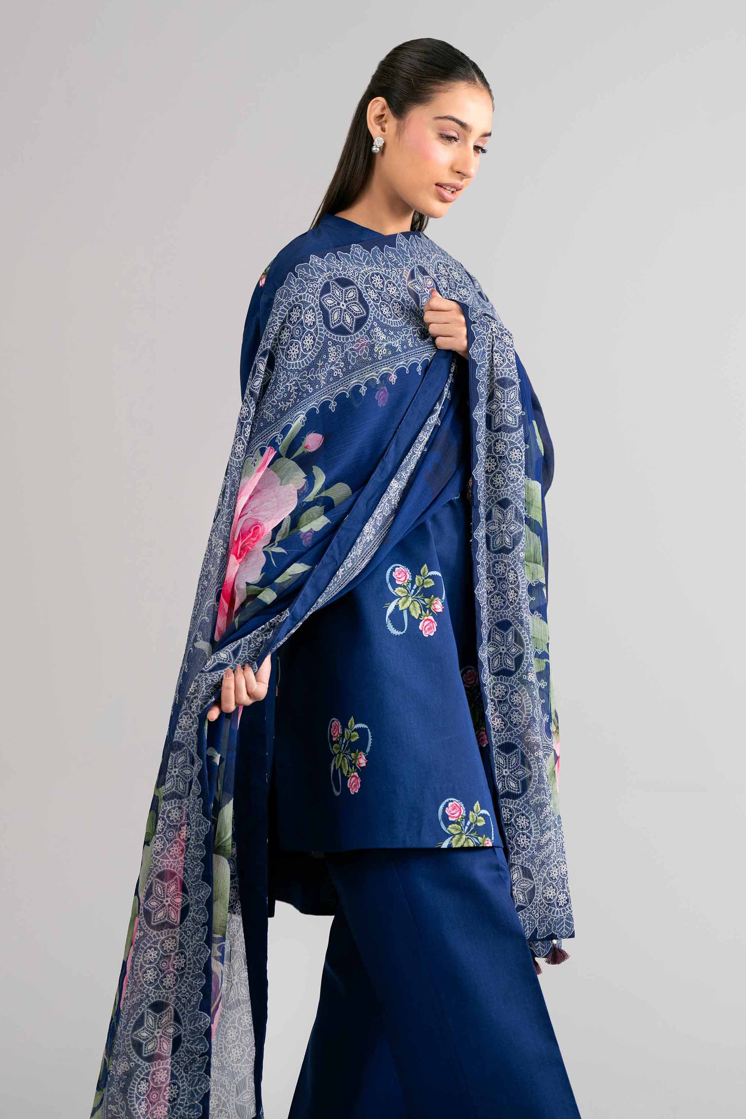 3 Piece - Digital Printed Suit - 42601763 for Women - Unstitched Collection | Nishat | Shop Online