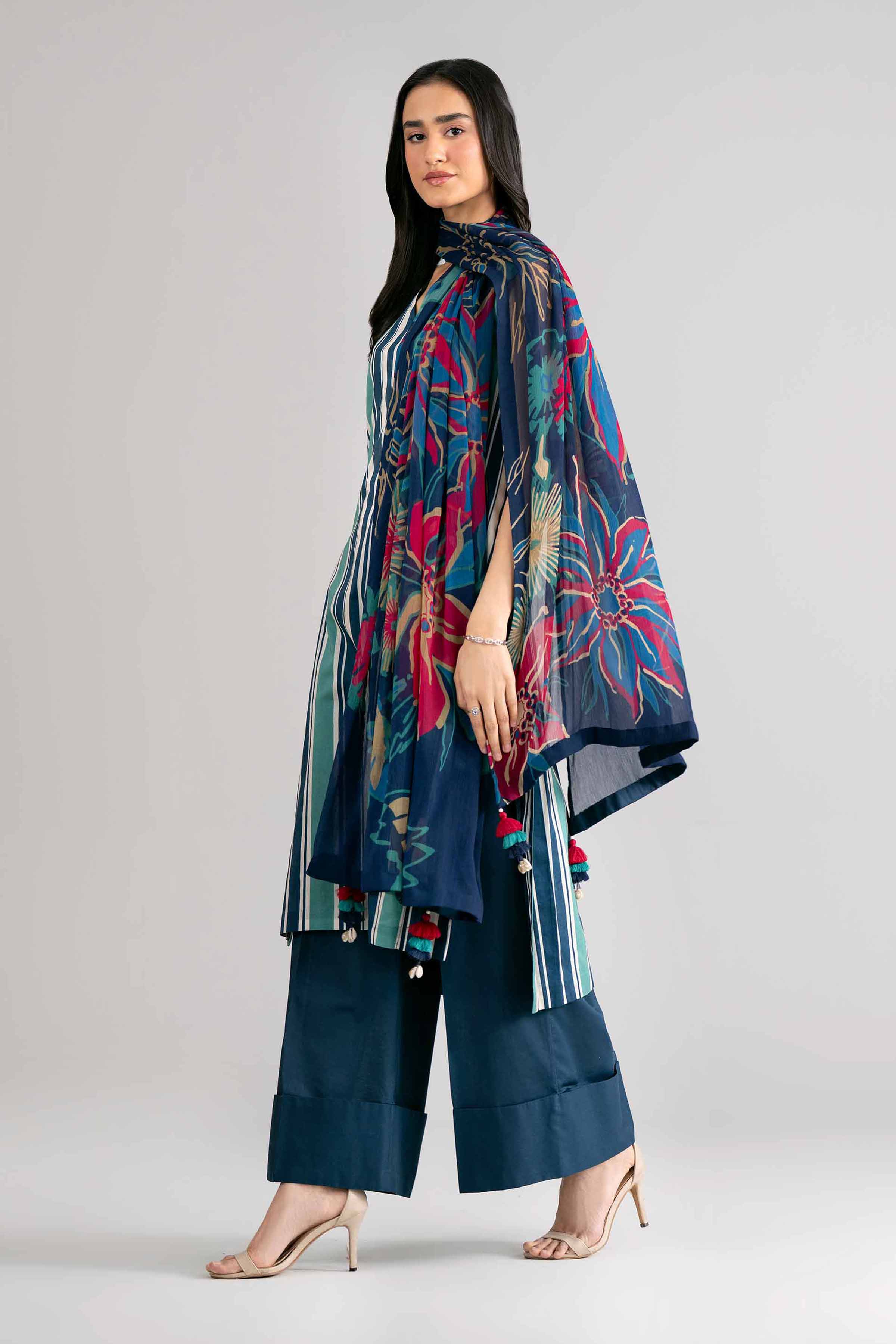 3 Piece - Digital Printed Suit - 42601765 for Women - Unstitched Collection | Nishat | Shop Online