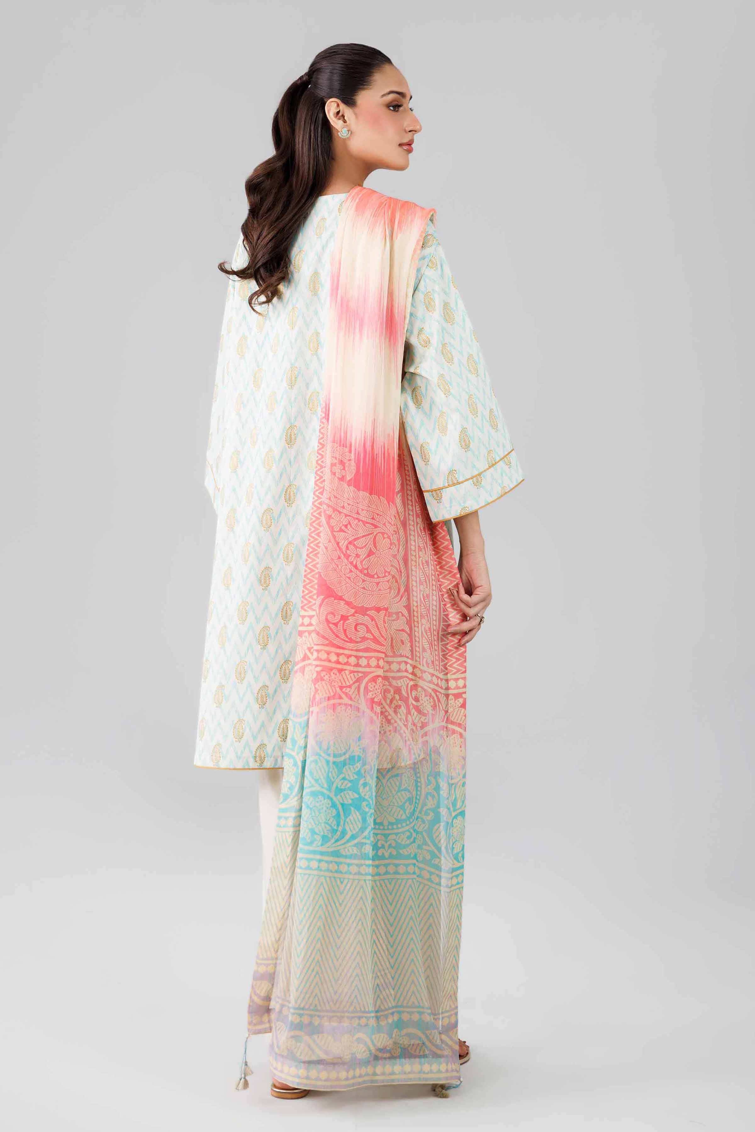 3 Piece - Digital Printed Suit - 42601767 for Women - Unstitched Collection | Nishat | Shop Online