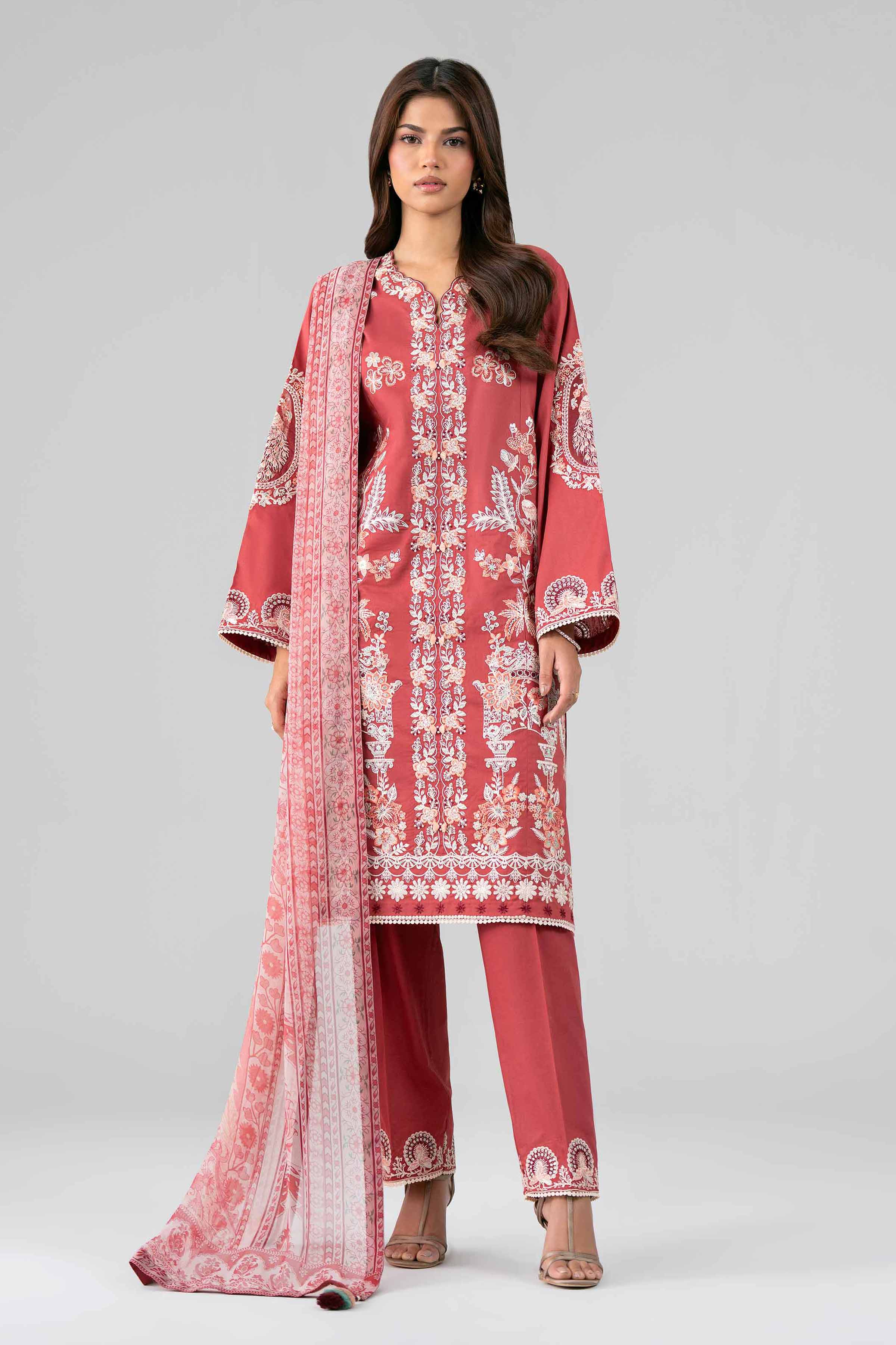 3 Piece - Digital Printed Embroidered Suit - 42601769 for Women - Unstitched Collection | Nishat | Shop Online
