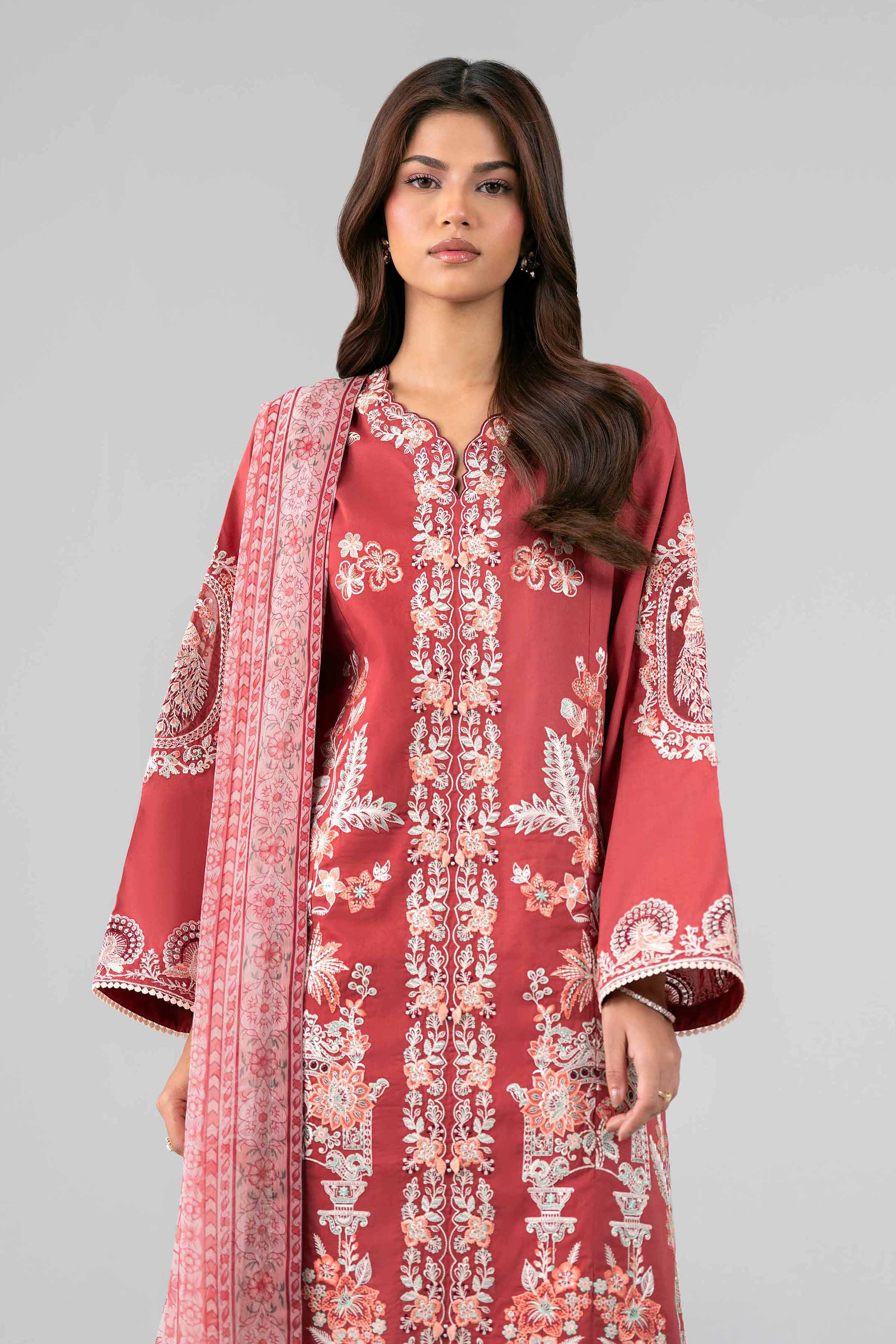 3 Piece - Digital Printed Embroidered Suit - 42601769 for Women - Unstitched Collection | Nishat | Shop Online