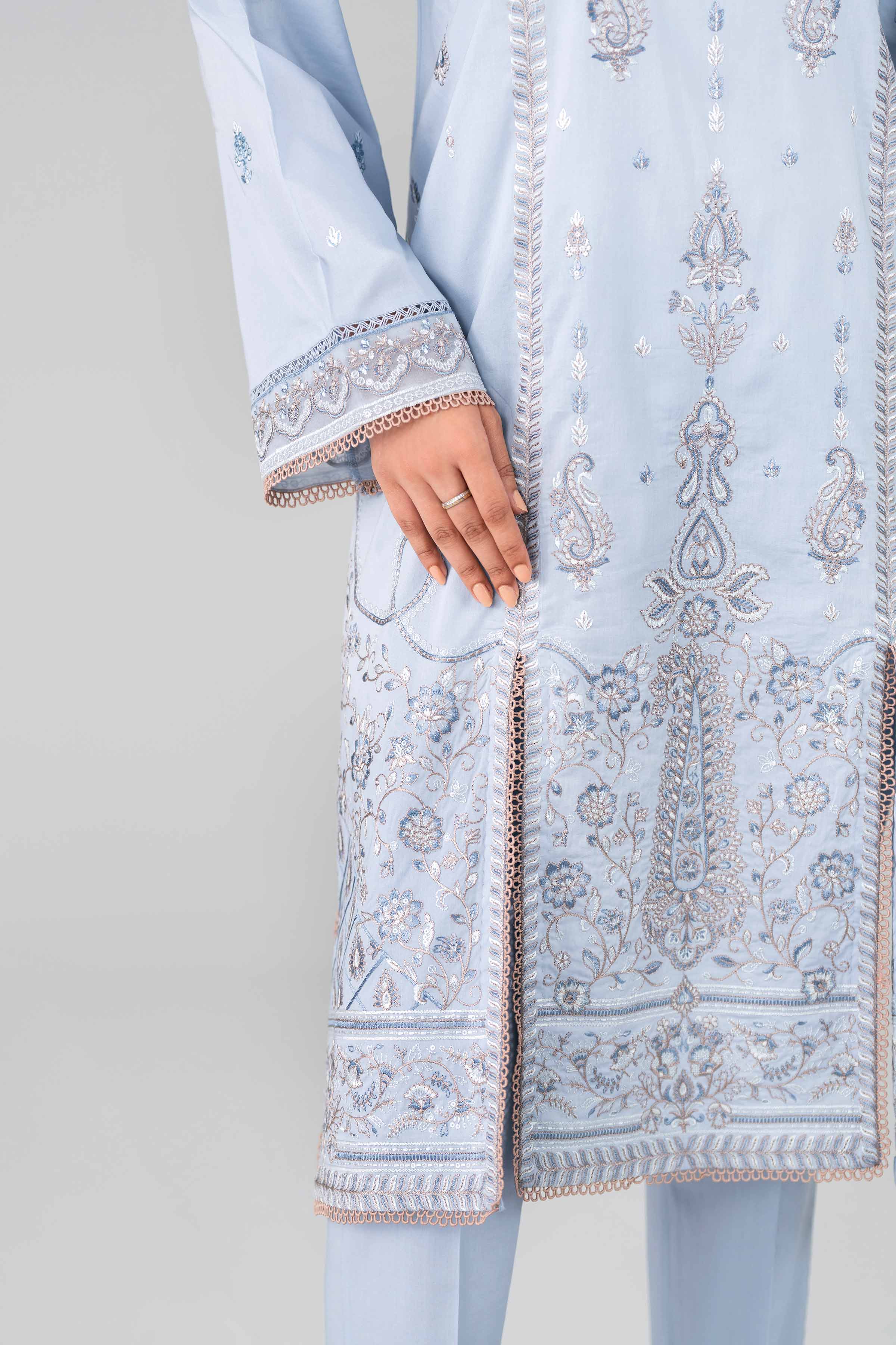 3 Piece - Digital Printed Embroidered Suit - 42601770 for Women - Unstitched Collection | Nishat | Shop Online