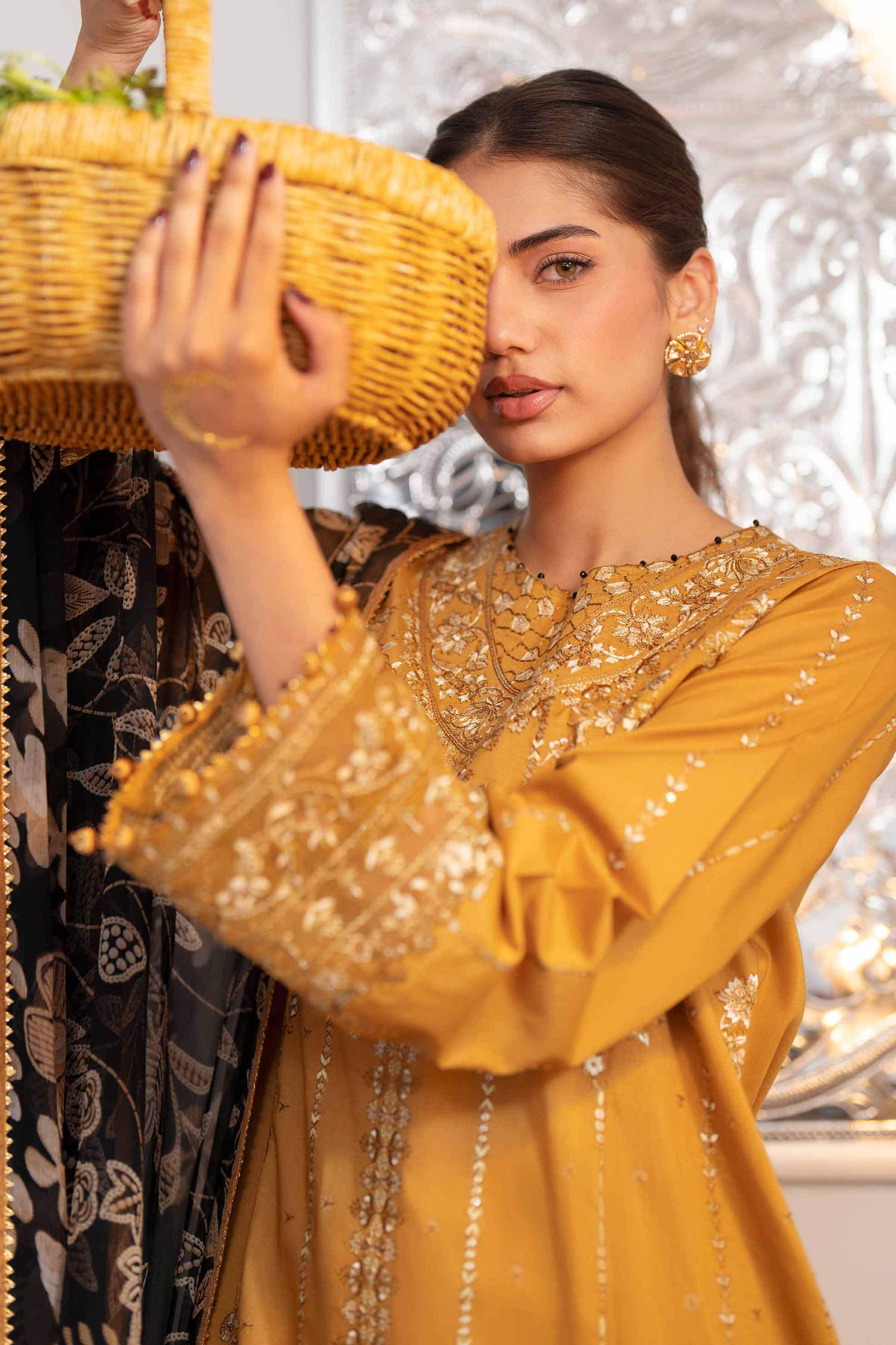 3 Piece - Digital Printed Embroidered Suit - 42601771