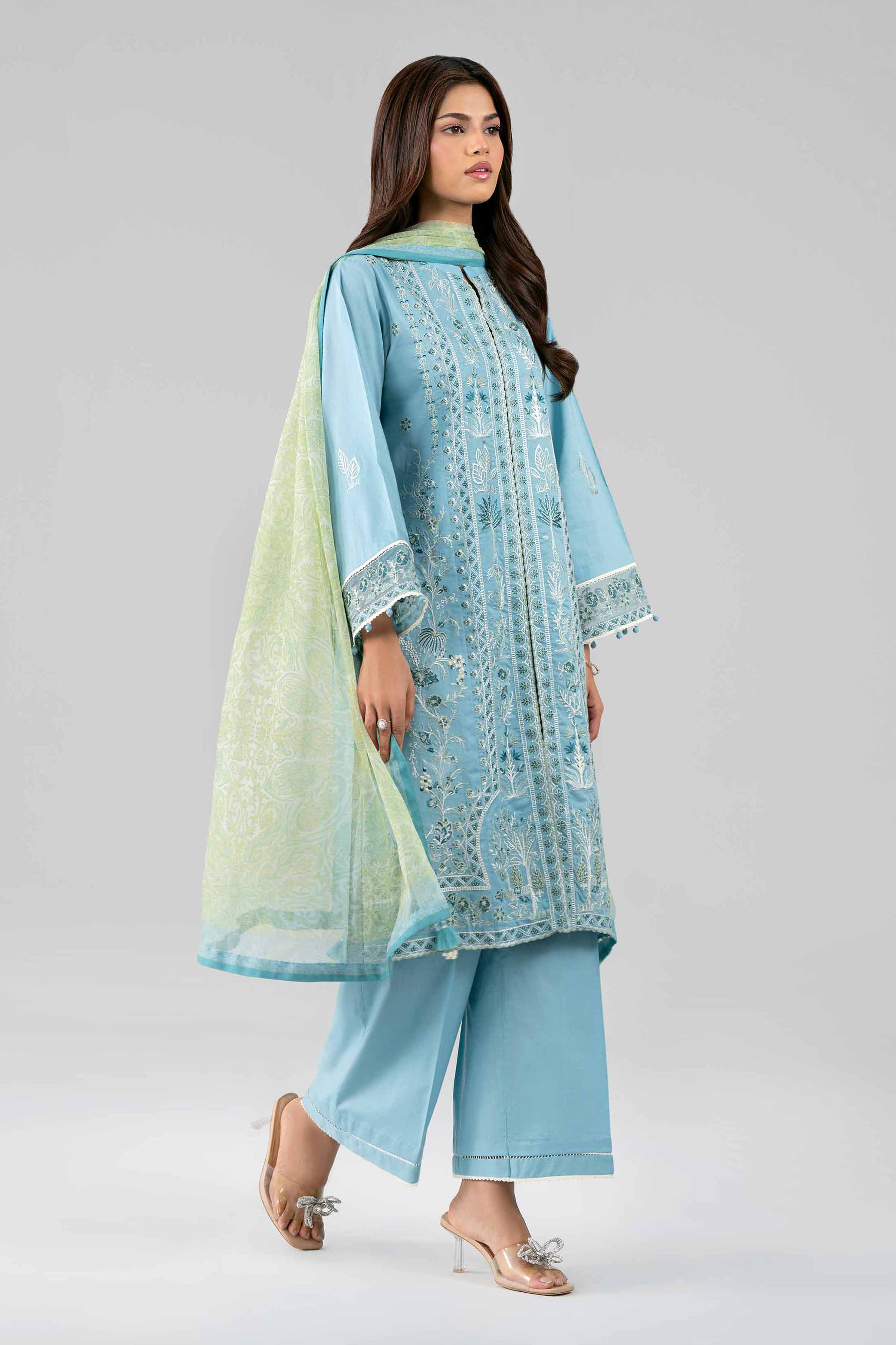 3 Piece - Digital Printed Embroidered Suit - 42601776 for Women - Unstitched Collection | Nishat | Shop Online