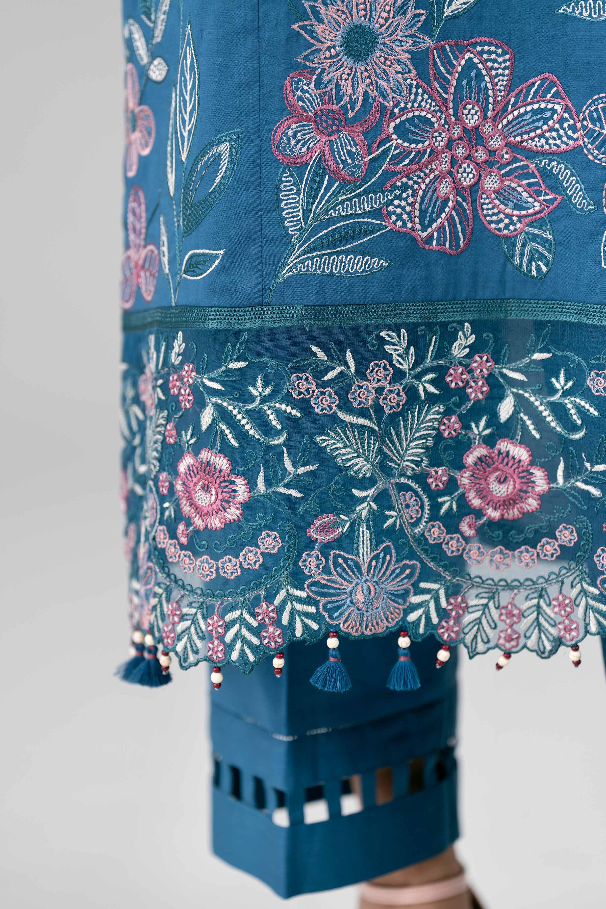 3 Piece - Digital Printed Embroidered Suit - 42601777 for Women - Unstitched Collection | Nishat | Shop Online