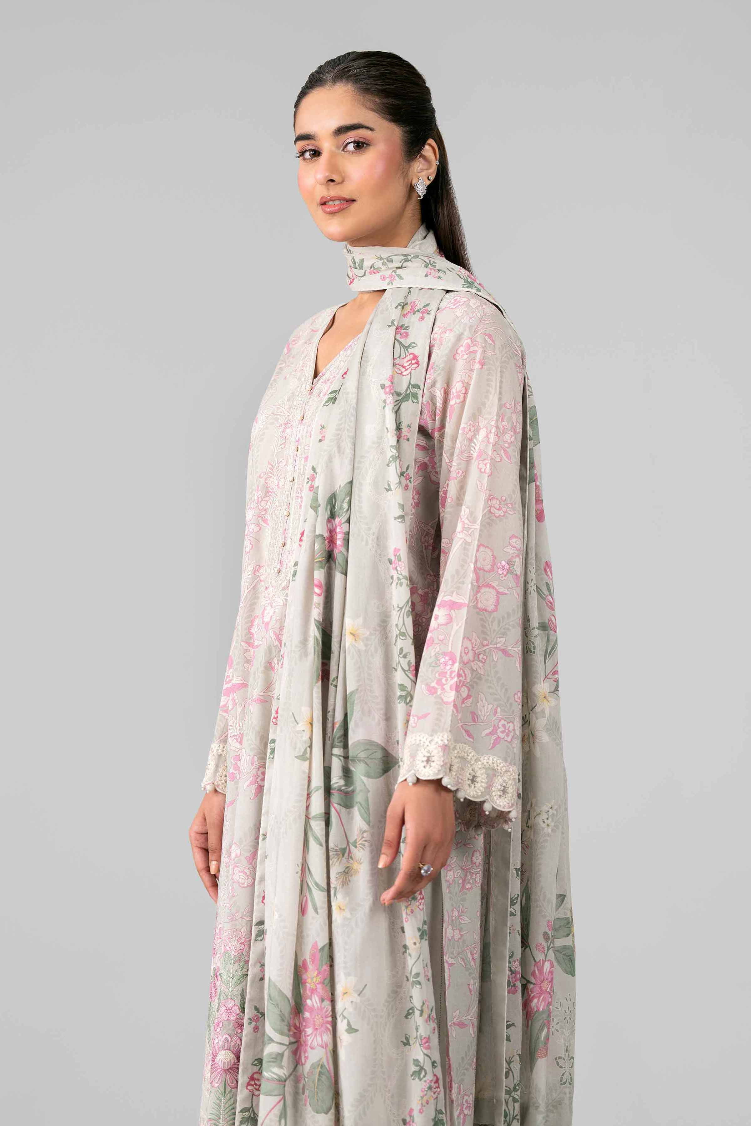 3 Piece - Printed Embroidered Suit - 42601780 for Women - Unstitched Collection | Nishat | Shop Online
