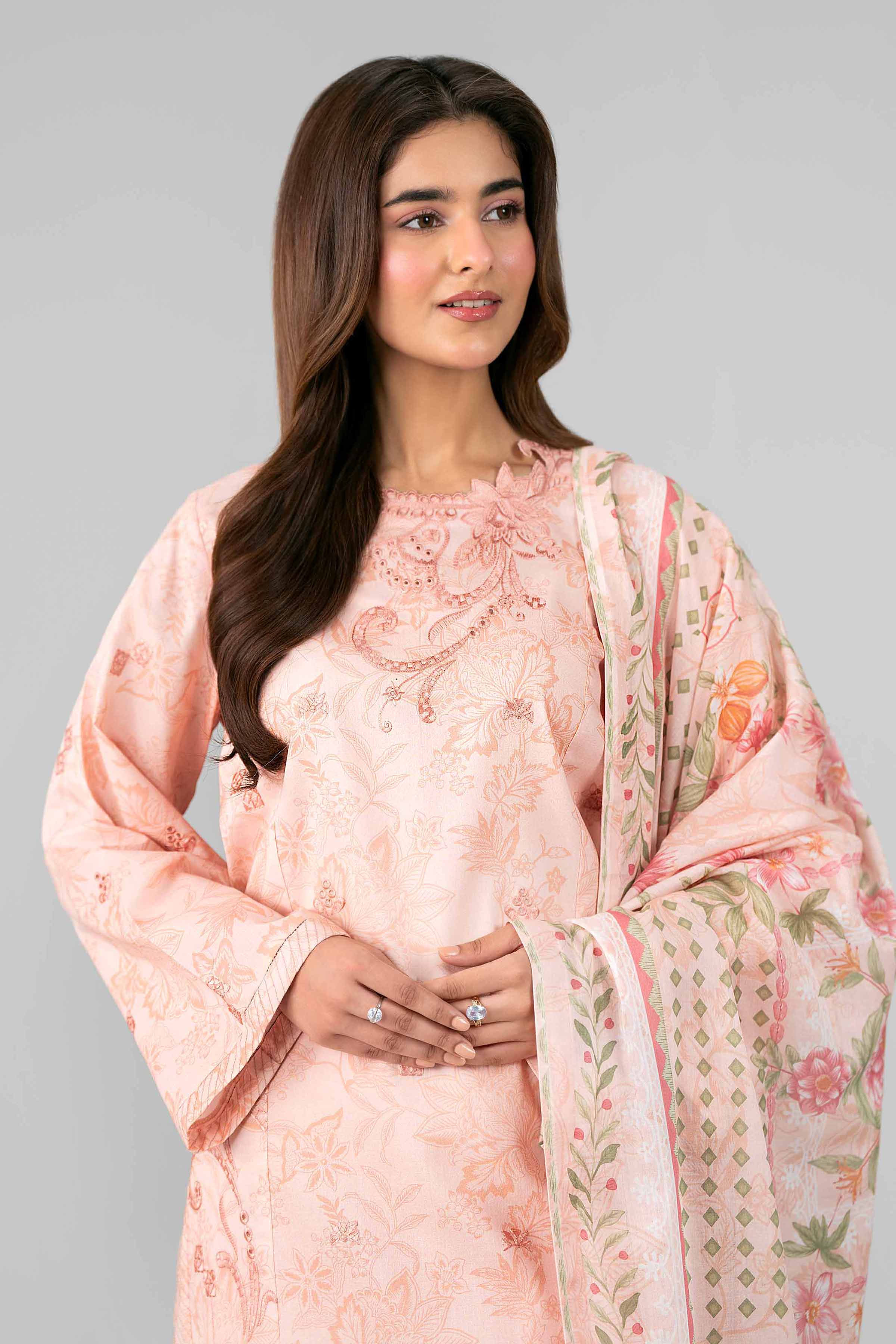 3 Piece - Printed Embroidered Suit - 42601781 for Women - Unstitched Collection | Nishat | Shop Online