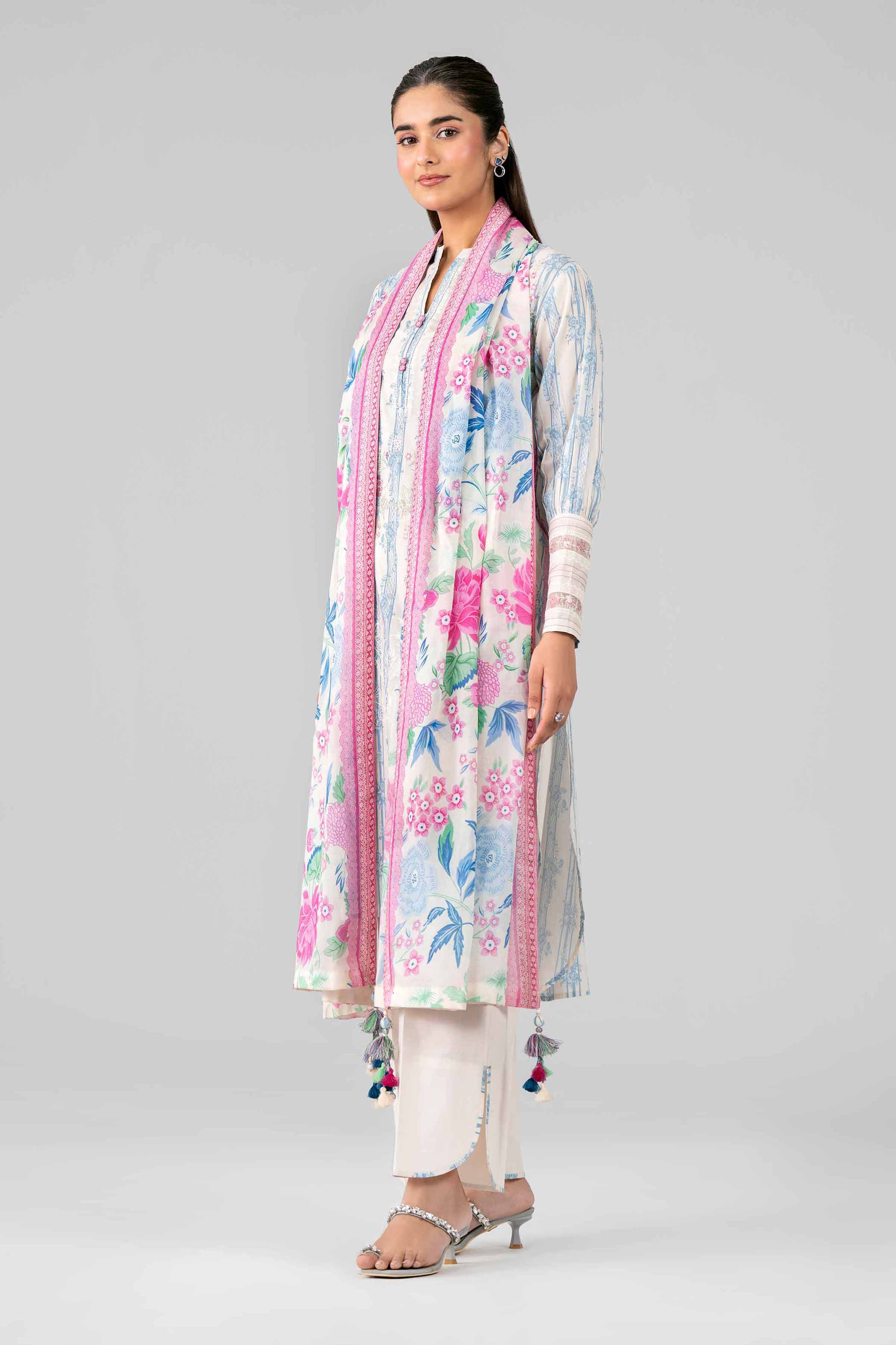 3 Piece - Printed Embroidered Suit - 42601783 for Women - Unstitched Collection | Nishat | Shop Online