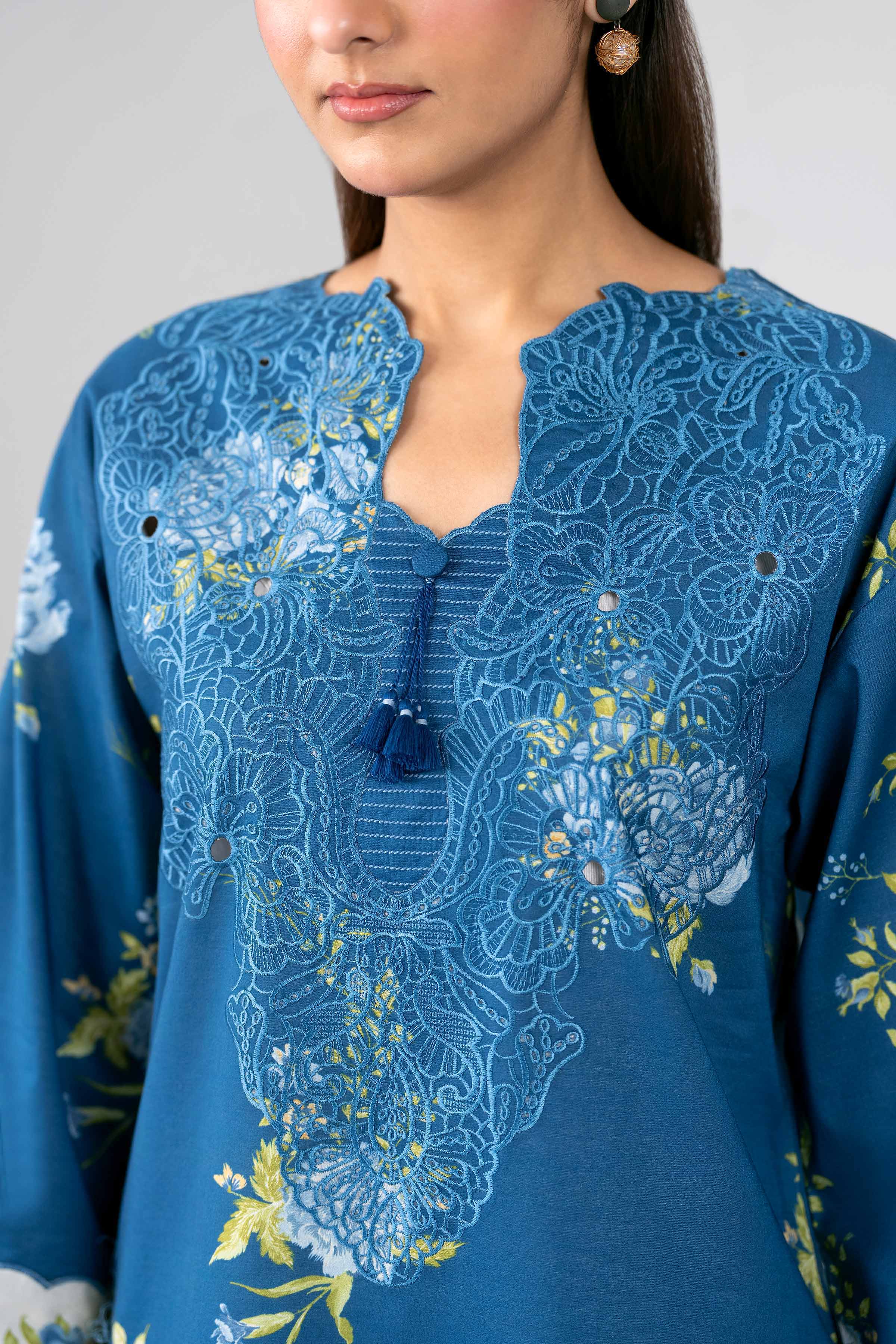 3 Piece - Printed Embroidered Suit - 42601786 for Women - Unstitched Collection | Nishat | Shop Online