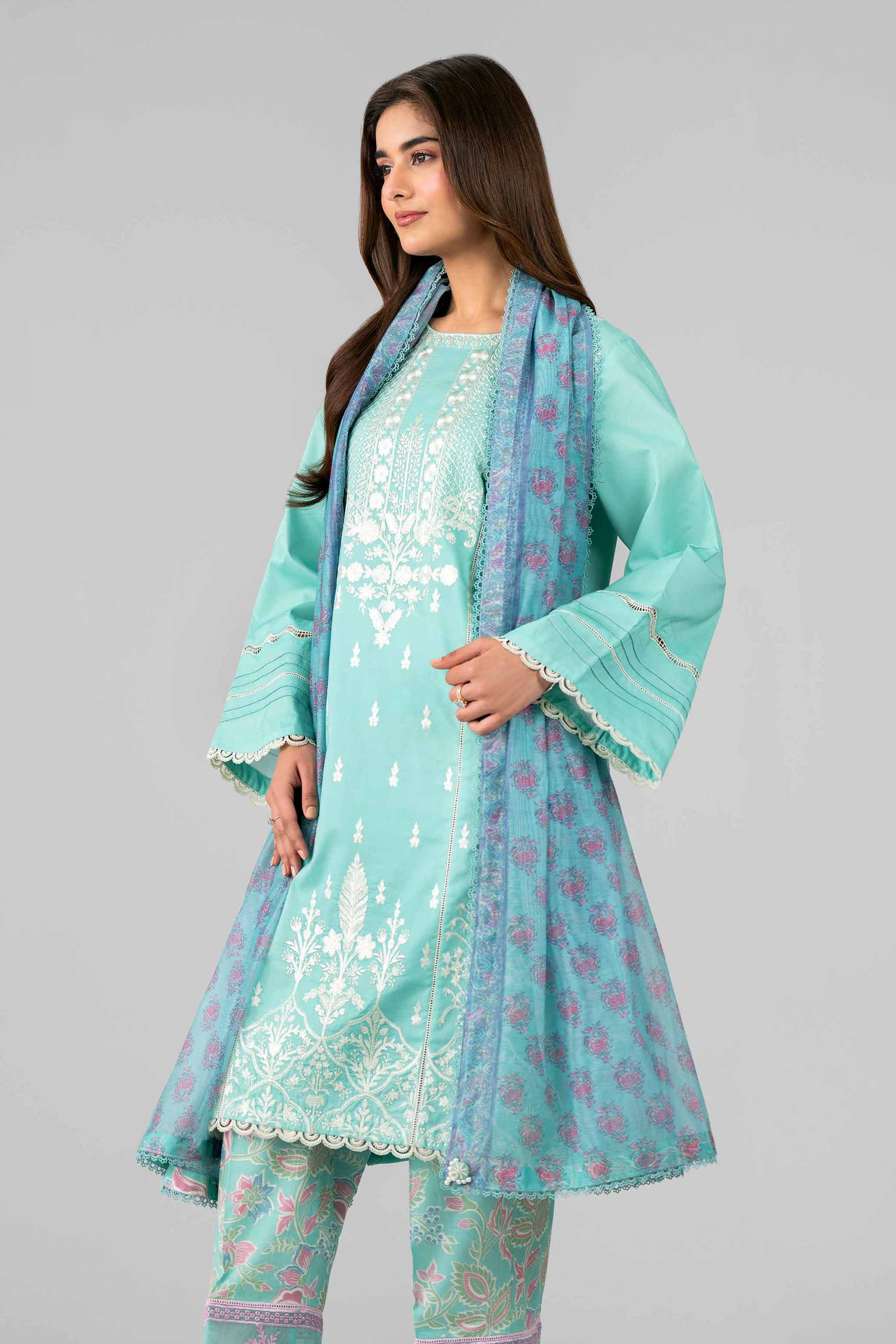 3 Piece - Printed Embroidered Suit - 42601790 for Women - Unstitched Collection | Nishat | Shop Online
