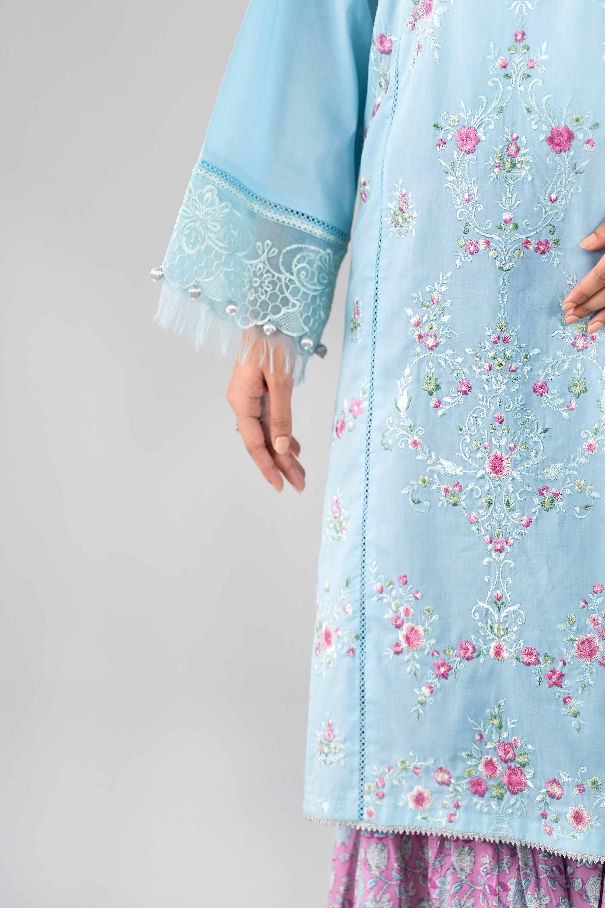 3 Piece - Printed Embroidered Suit - 42601791 for Women - Unstitched Collection | Nishat | Shop Online
