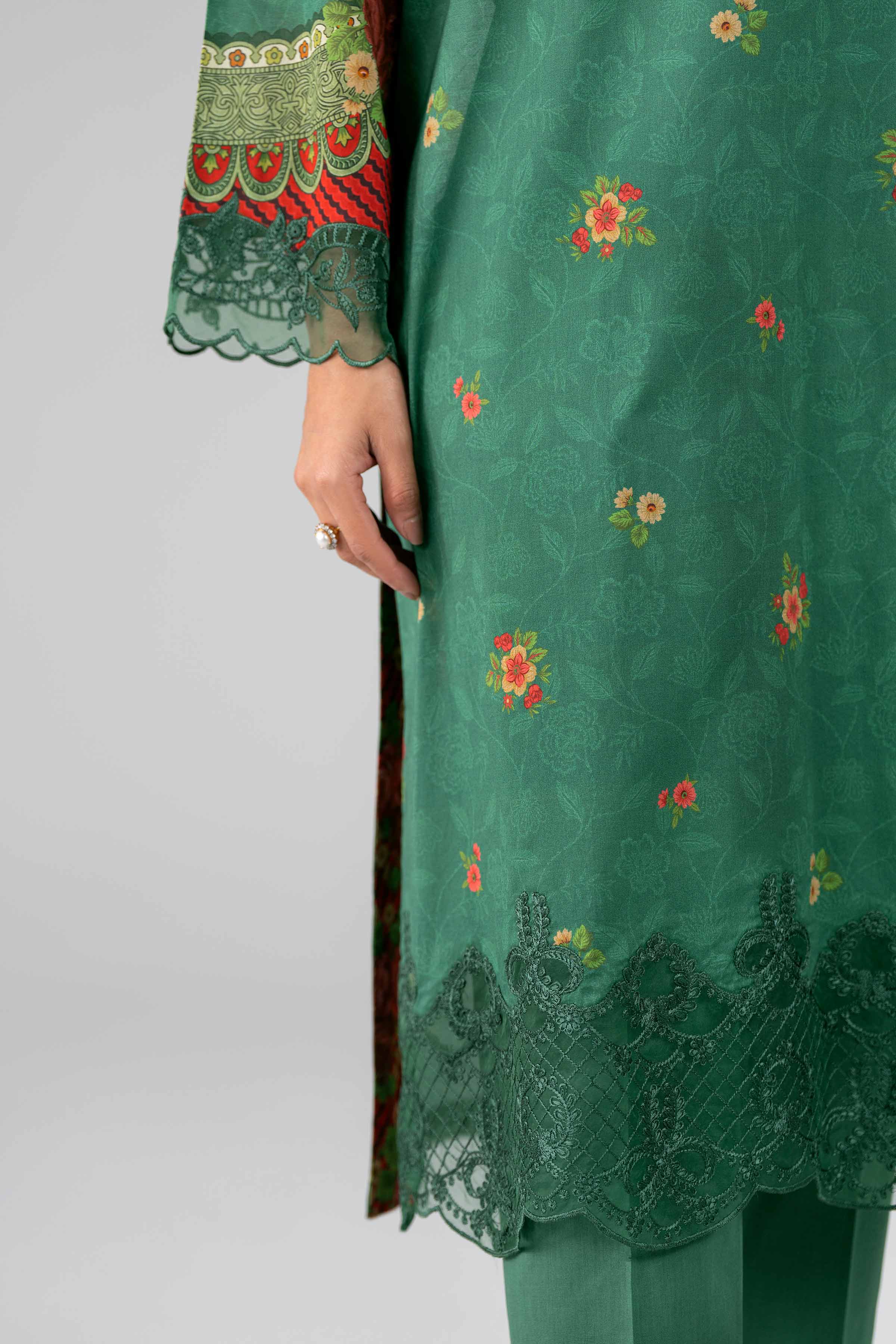 3 Piece - Digital Printed Embroidered Suit - 42601794 for Women - Unstitched Collection | Nishat | Shop Online