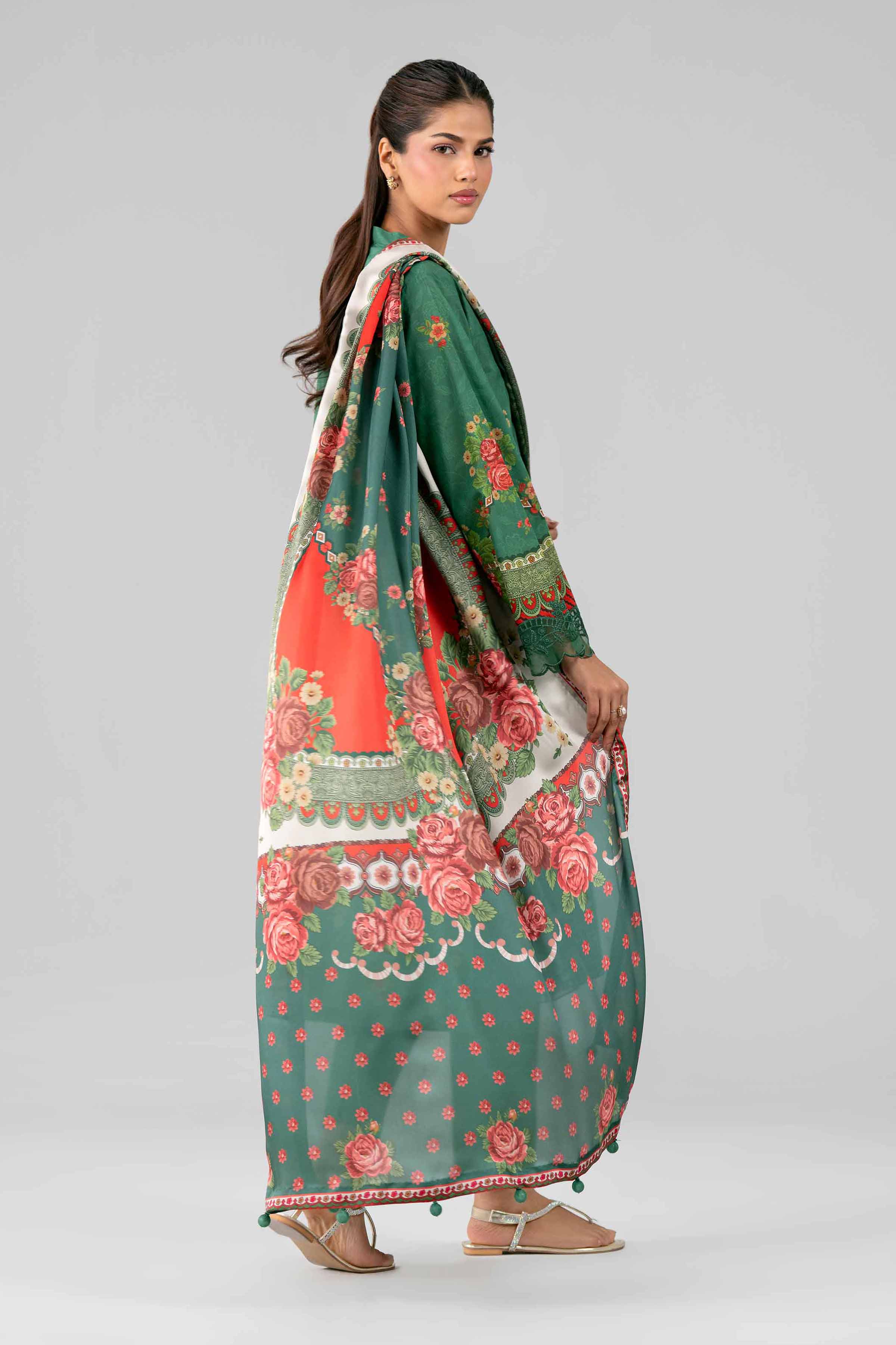 3 Piece - Digital Printed Embroidered Suit - 42601794 for Women - Unstitched Collection | Nishat | Shop Online