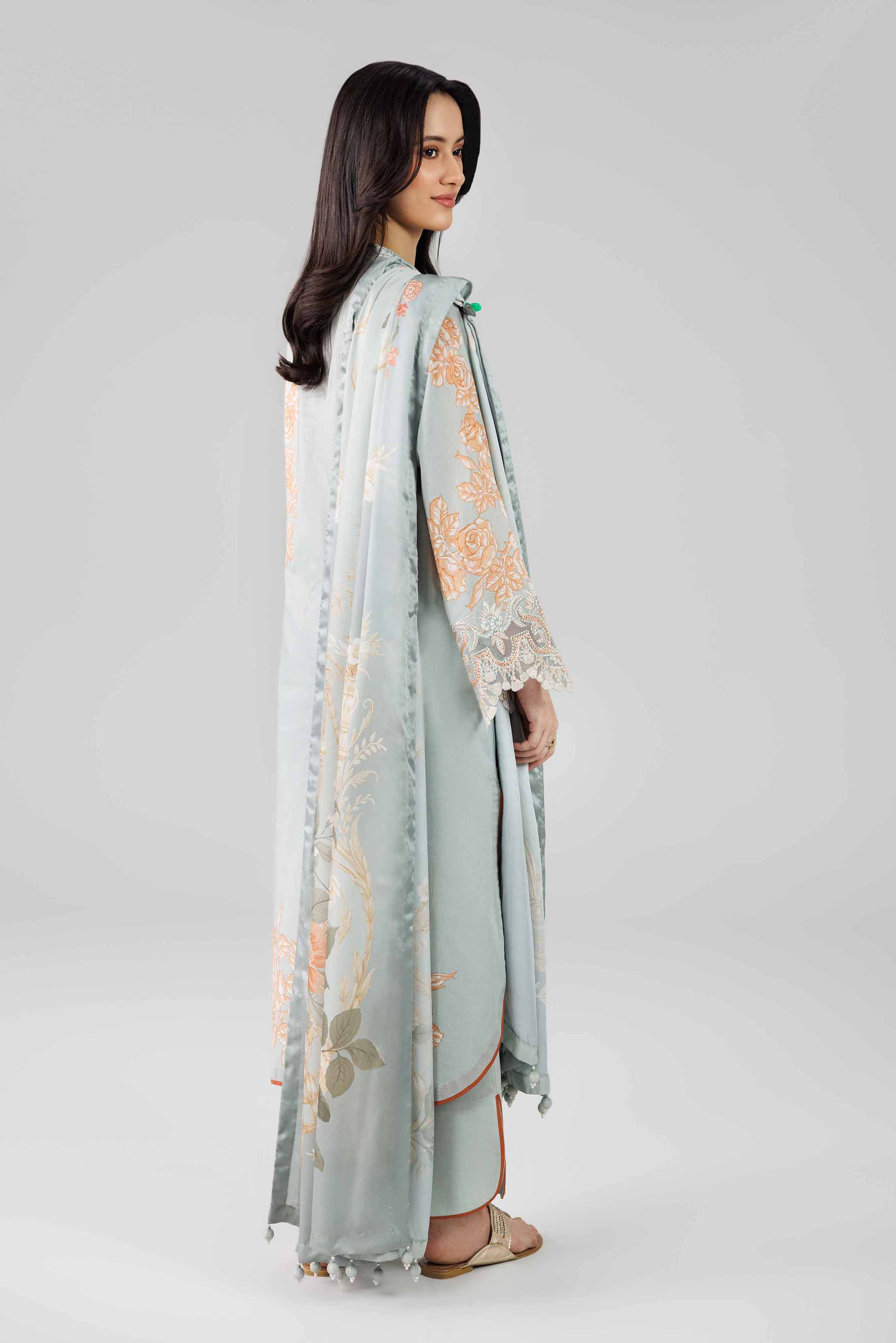 3 Piece - Digital Printed Embroidered Suit - 42601795 for Women - Unstitched Collection | Nishat | Shop Online