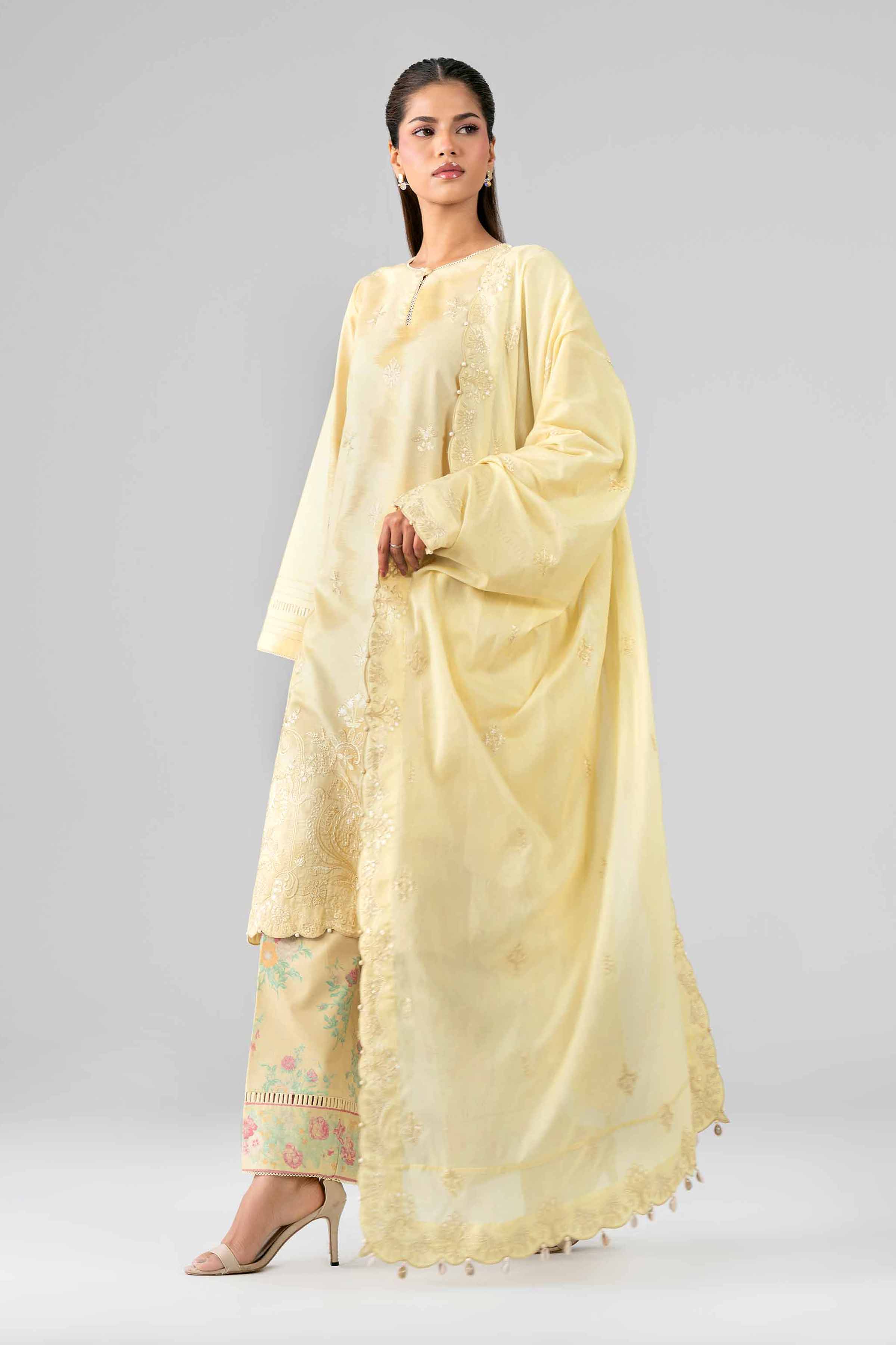 3 Piece - Printed Embroidered Suit - 42601808 for Women - Unstitched Collection | Nishat | Shop Online