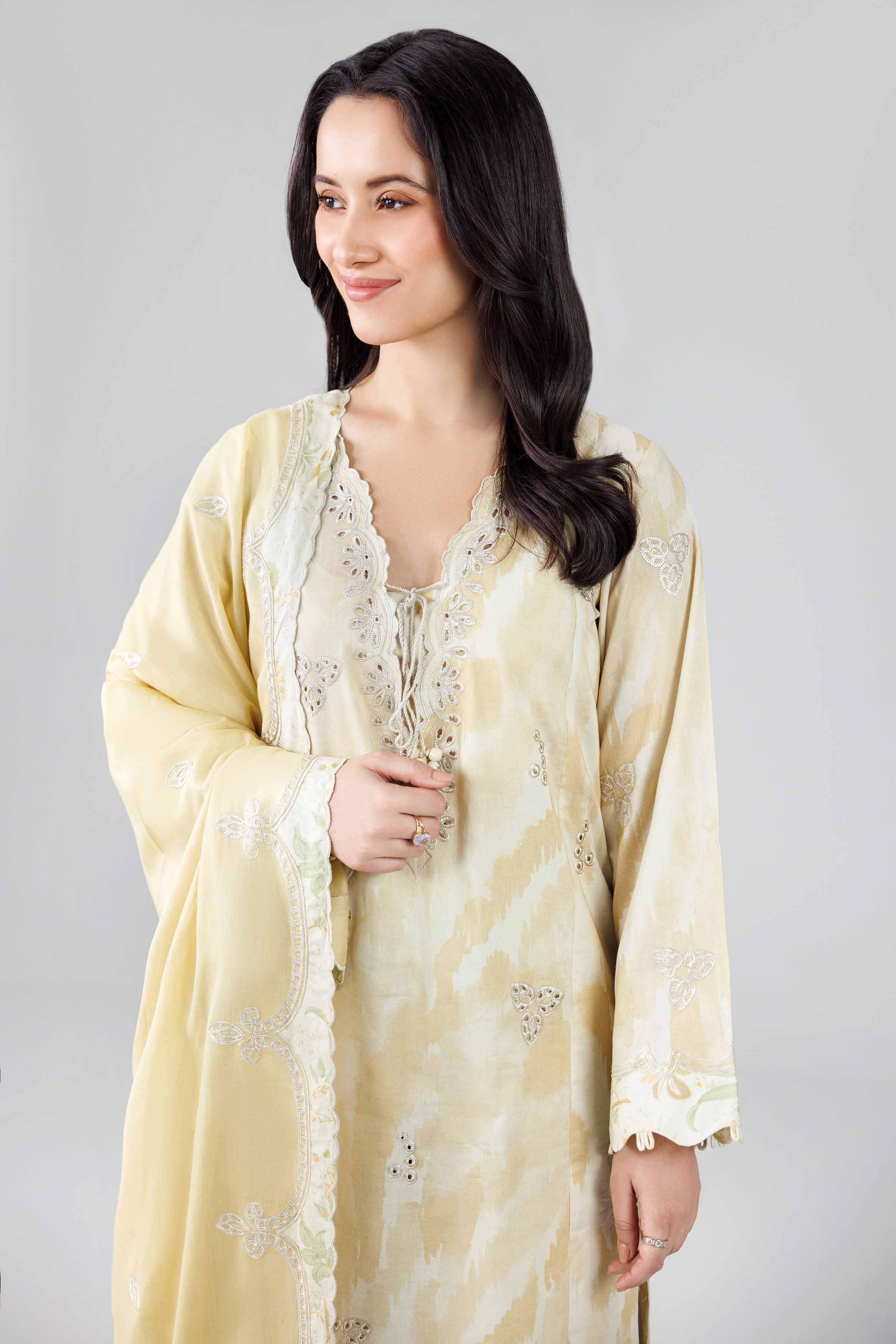 3 Piece - Printed Embroidered Suit - 42601809 for Women - Unstitched Collection | Nishat | Shop Online