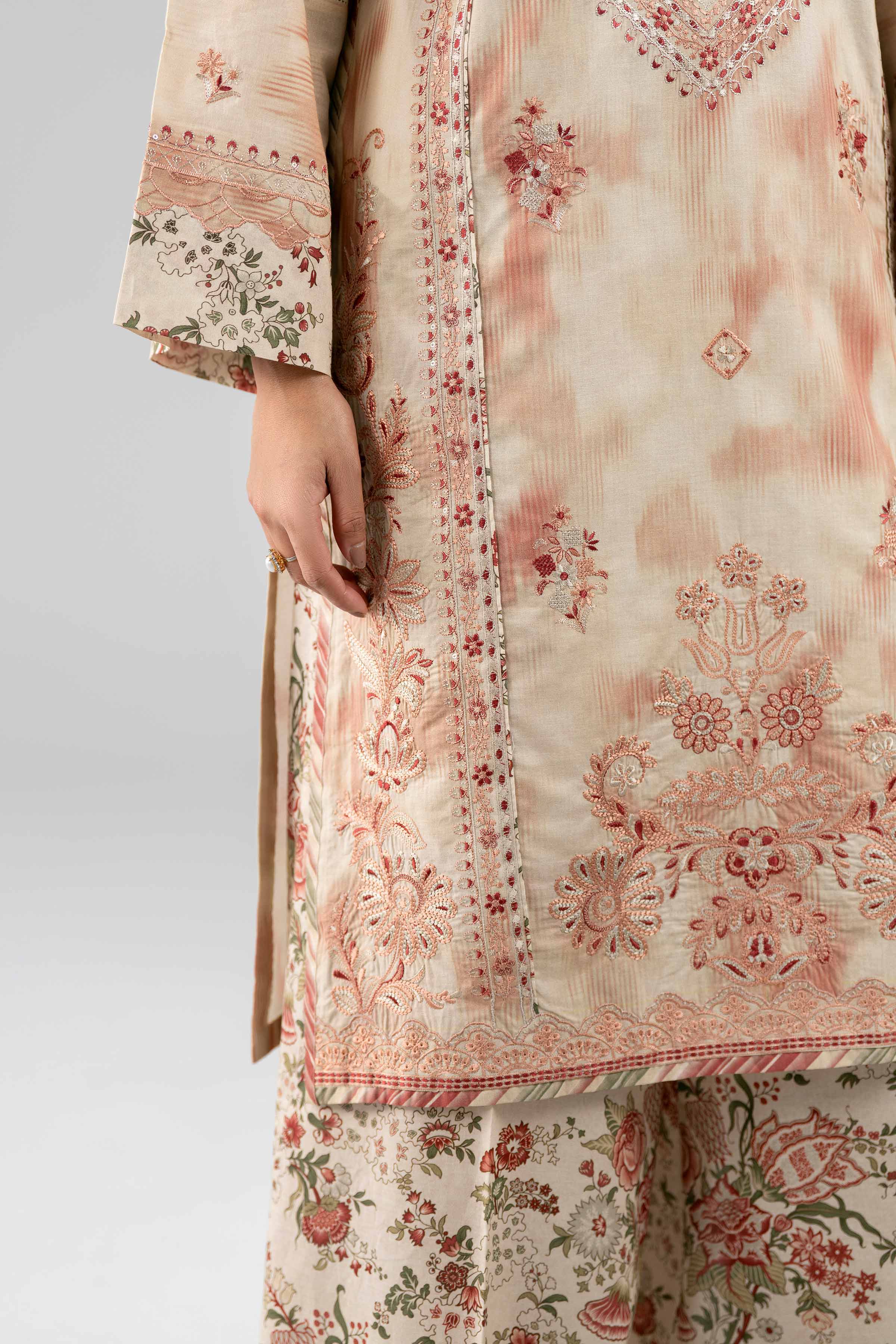 3 Piece - Printed Embroidered Suit - 42601811 for Women - Unstitched Collection | Nishat | Shop Online