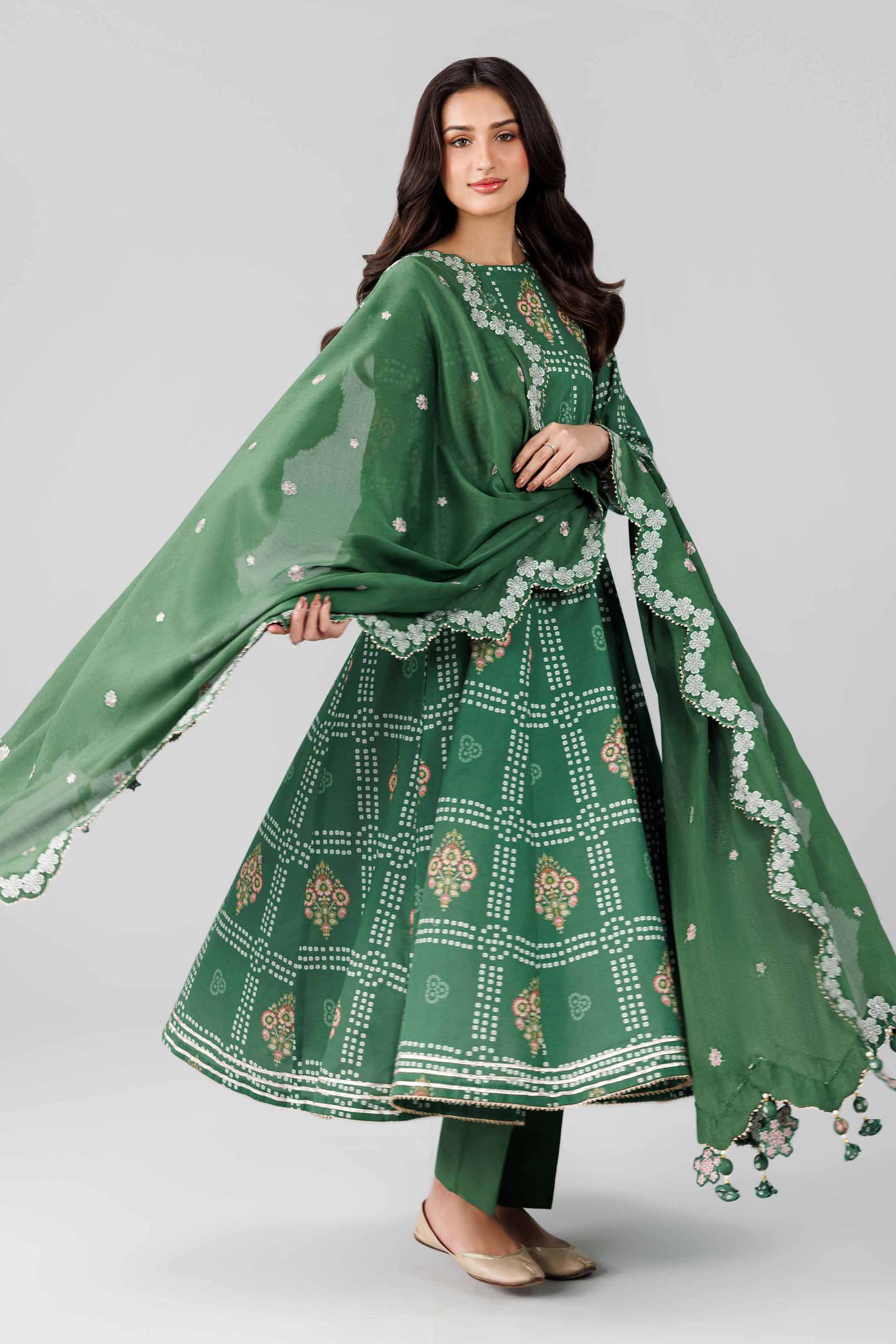 3 Piece - Printed Embroidered Suit - 42601821 for Women - Unstitched Collection | Nishat | Shop Online