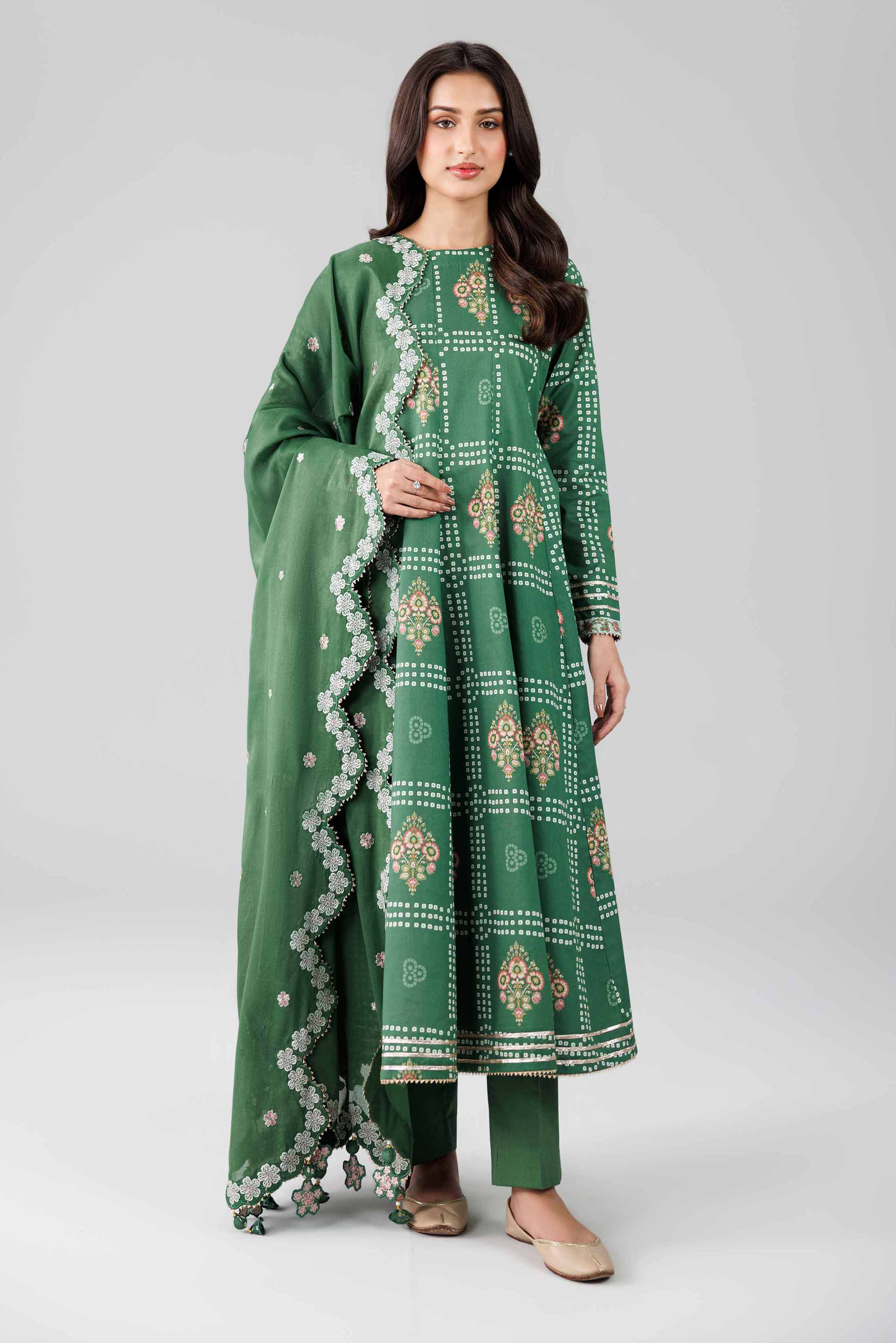 3 Piece - Printed Embroidered Suit - 42601821 for Women - Unstitched Collection | Nishat | Shop Online