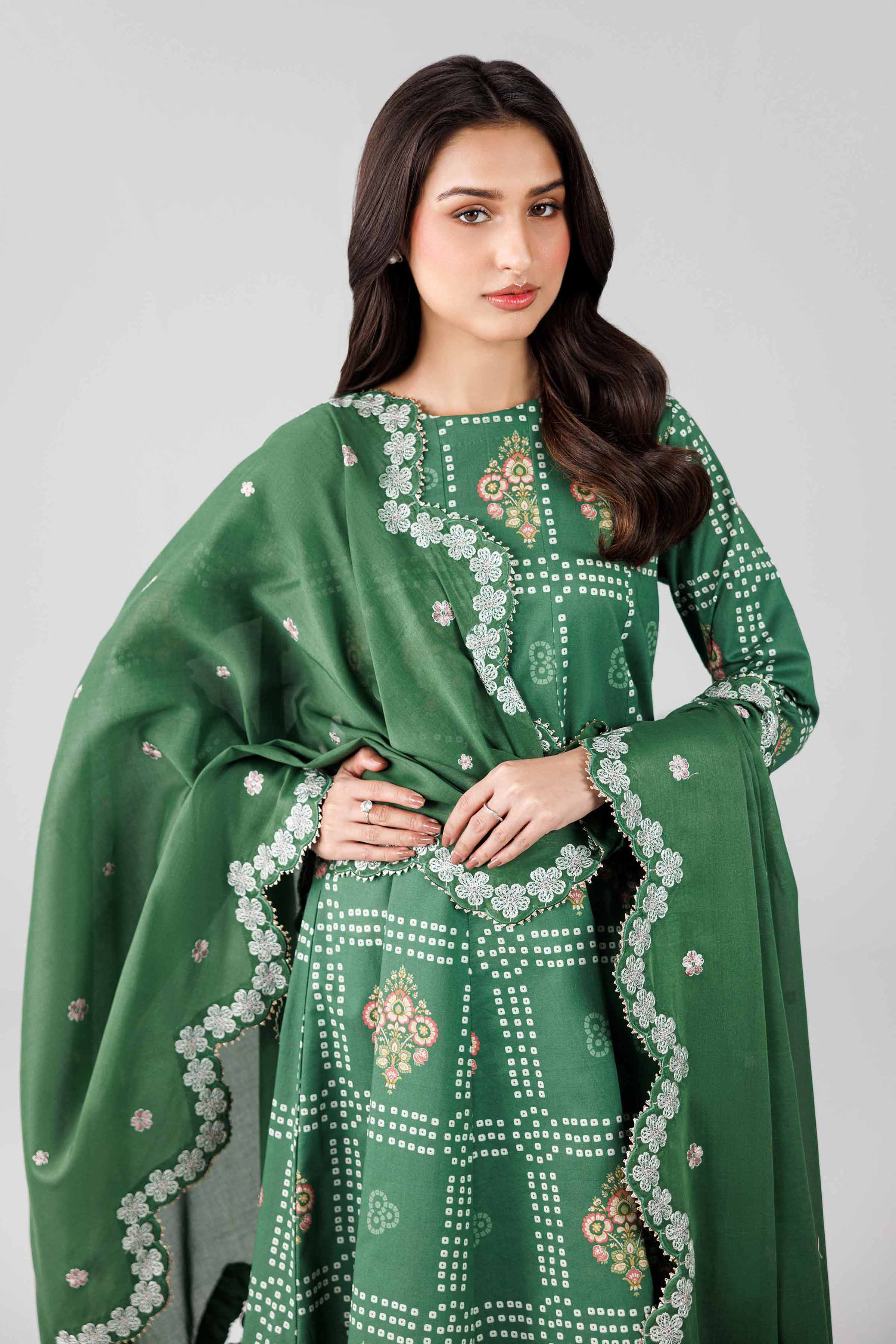 3 Piece - Printed Embroidered Suit - 42601821 for Women - Unstitched Collection | Nishat | Shop Online