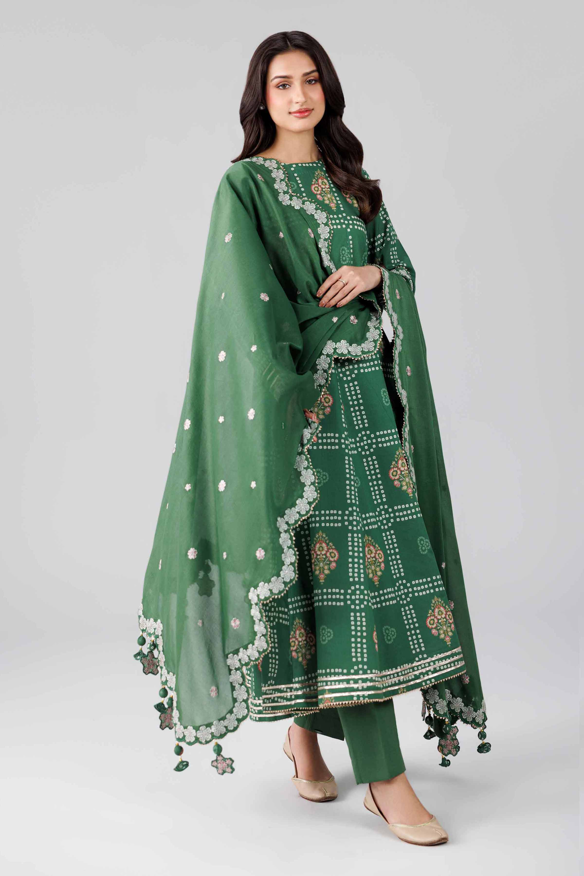 3 Piece - Printed Embroidered Suit - 42601821 for Women - Unstitched Collection | Nishat | Shop Online