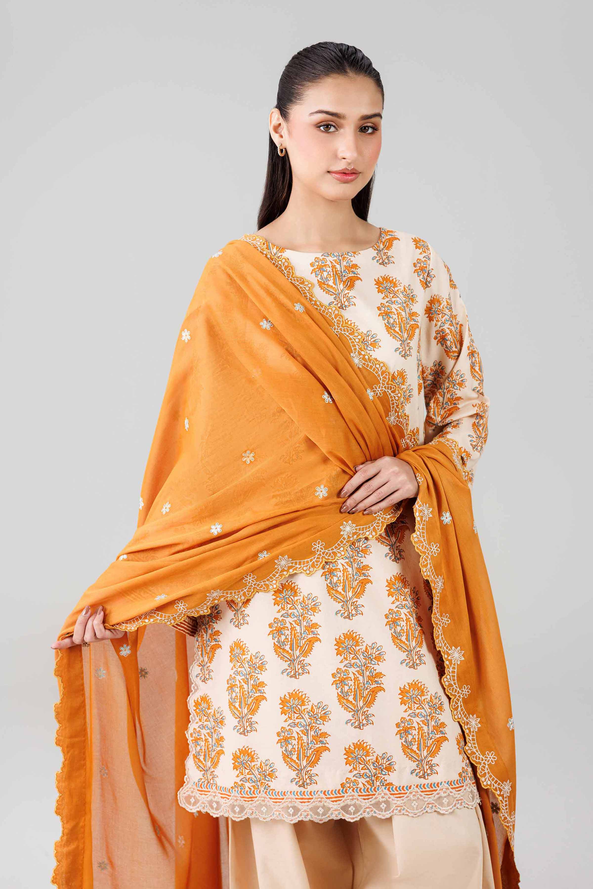3 Piece - Printed Embroidered Suit - 42601822 for Women - Unstitched Collection | Nishat | Shop Online