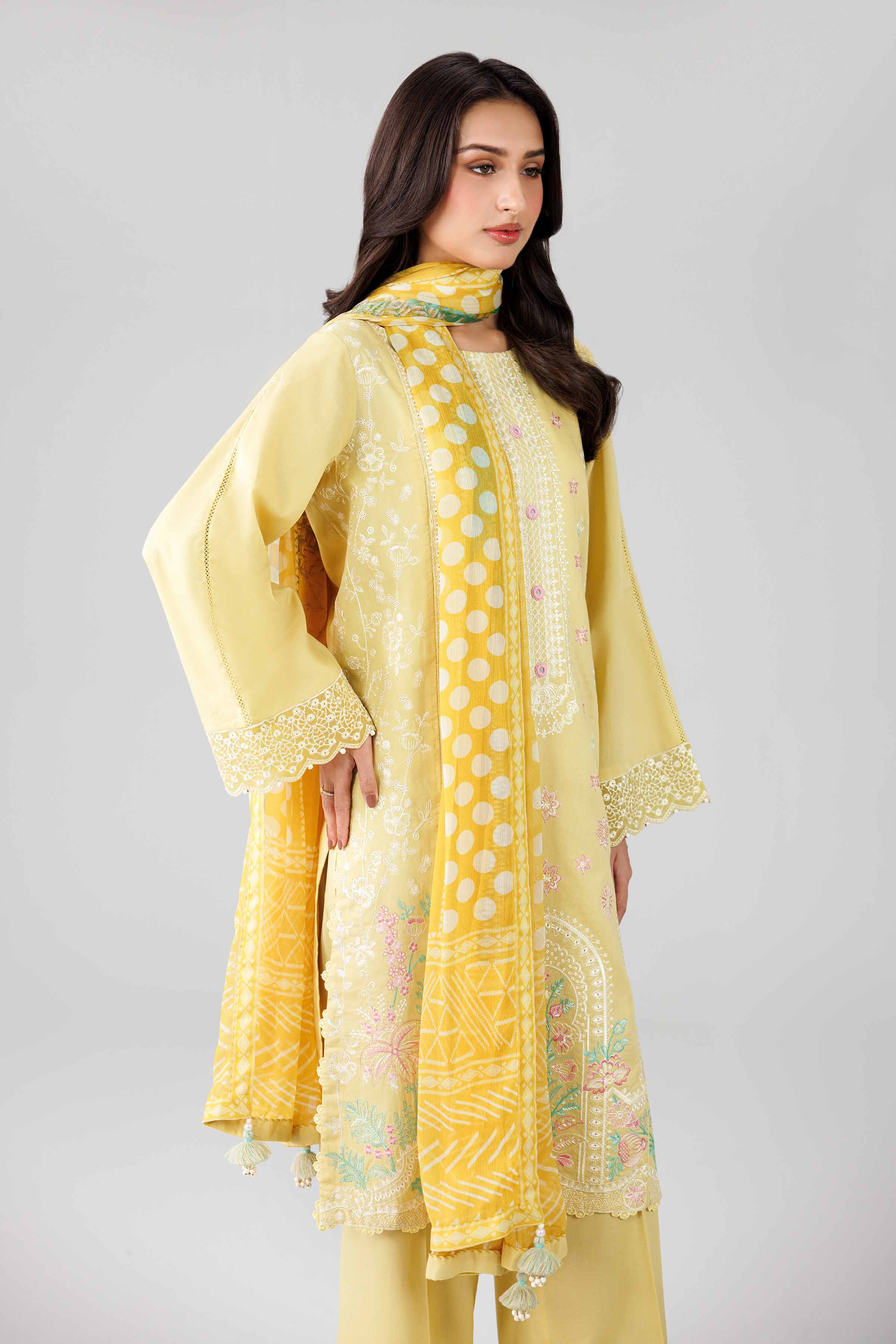 3 Piece - Digital Printed Embroidered Suit - 42601824 for Women - Unstitched Collection | Nishat | Shop Online