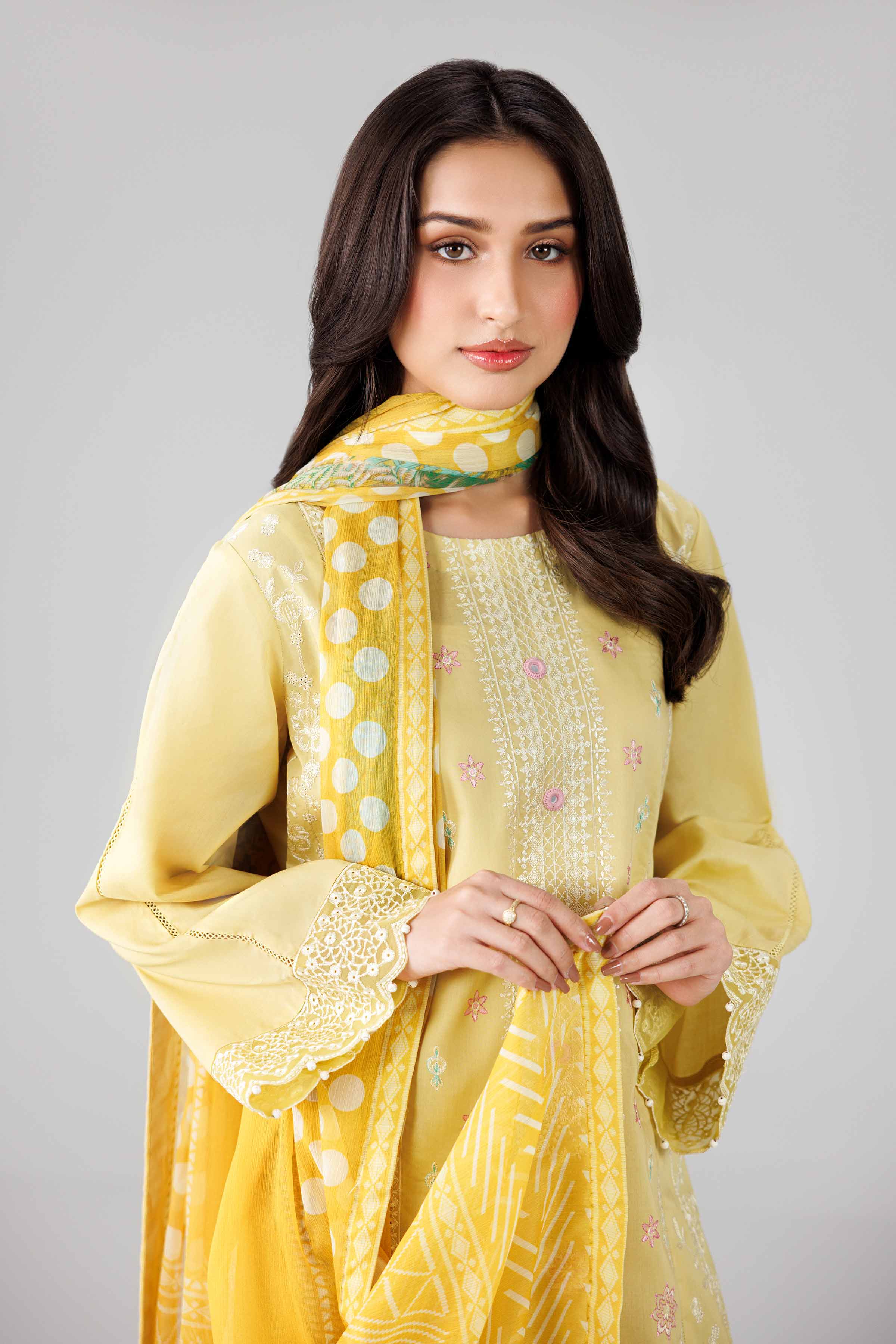 3 Piece - Digital Printed Embroidered Suit - 42601824 for Women - Unstitched Collection | Nishat | Shop Online