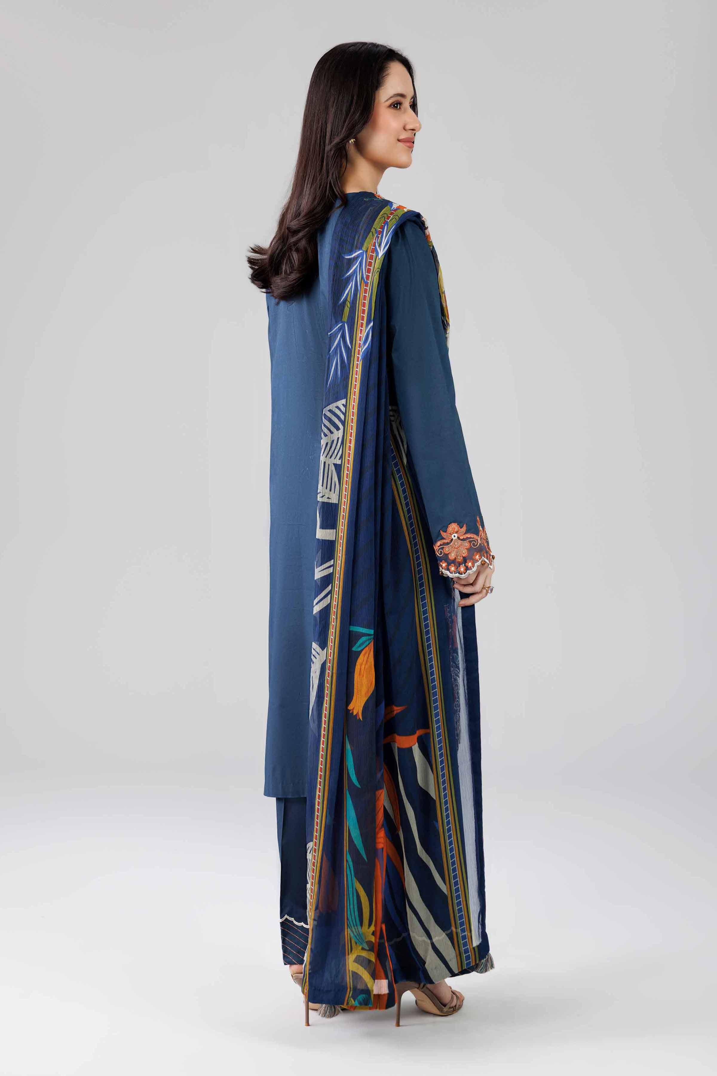 3 Piece - Digital Printed Embroidered Suit - 42601826 for Women - Unstitched Collection | Nishat | Shop Online