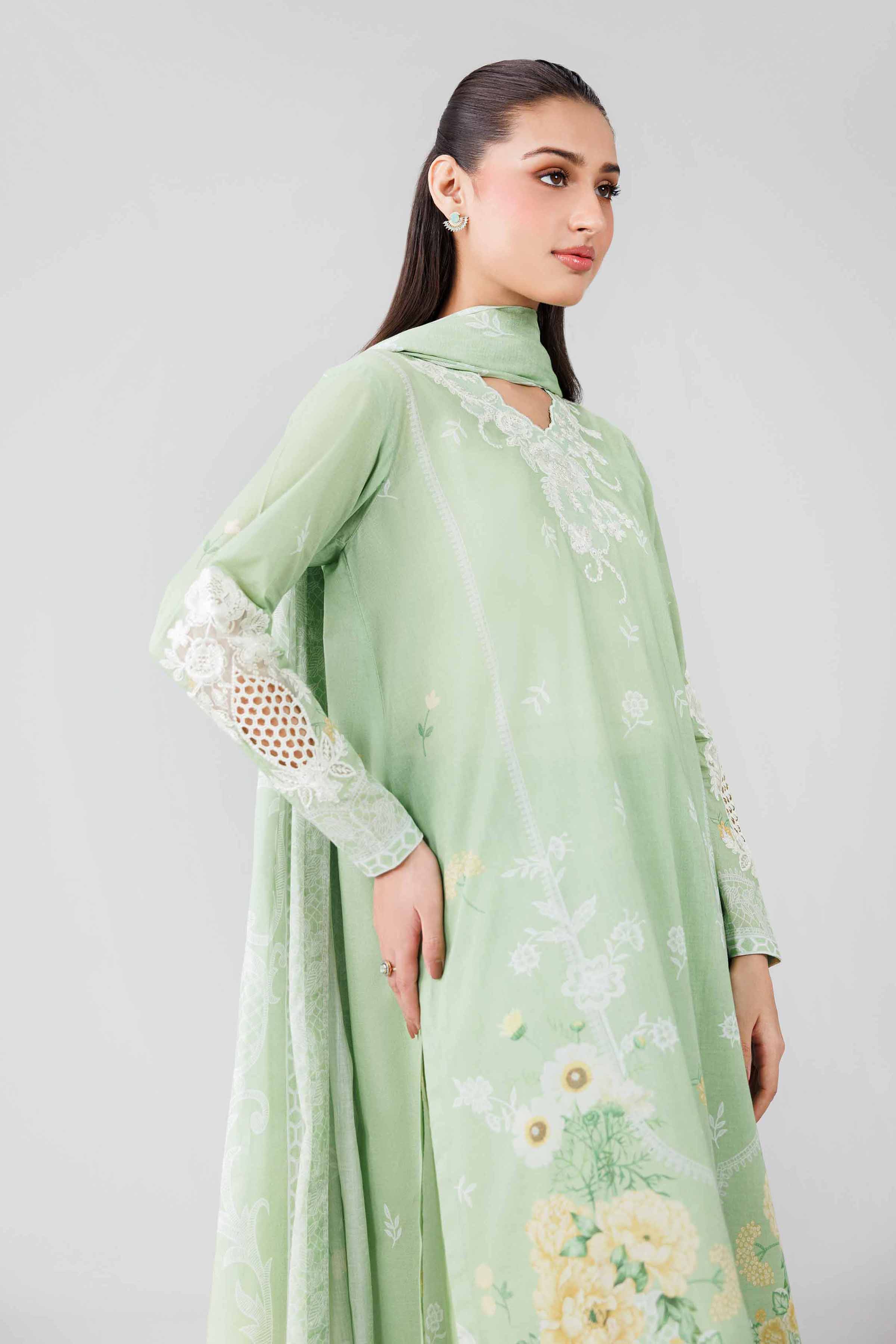 3 Piece - Digital Printed Embroidered Suit - 42601840 for Women - Unstitched Collection | Nishat | Shop Online