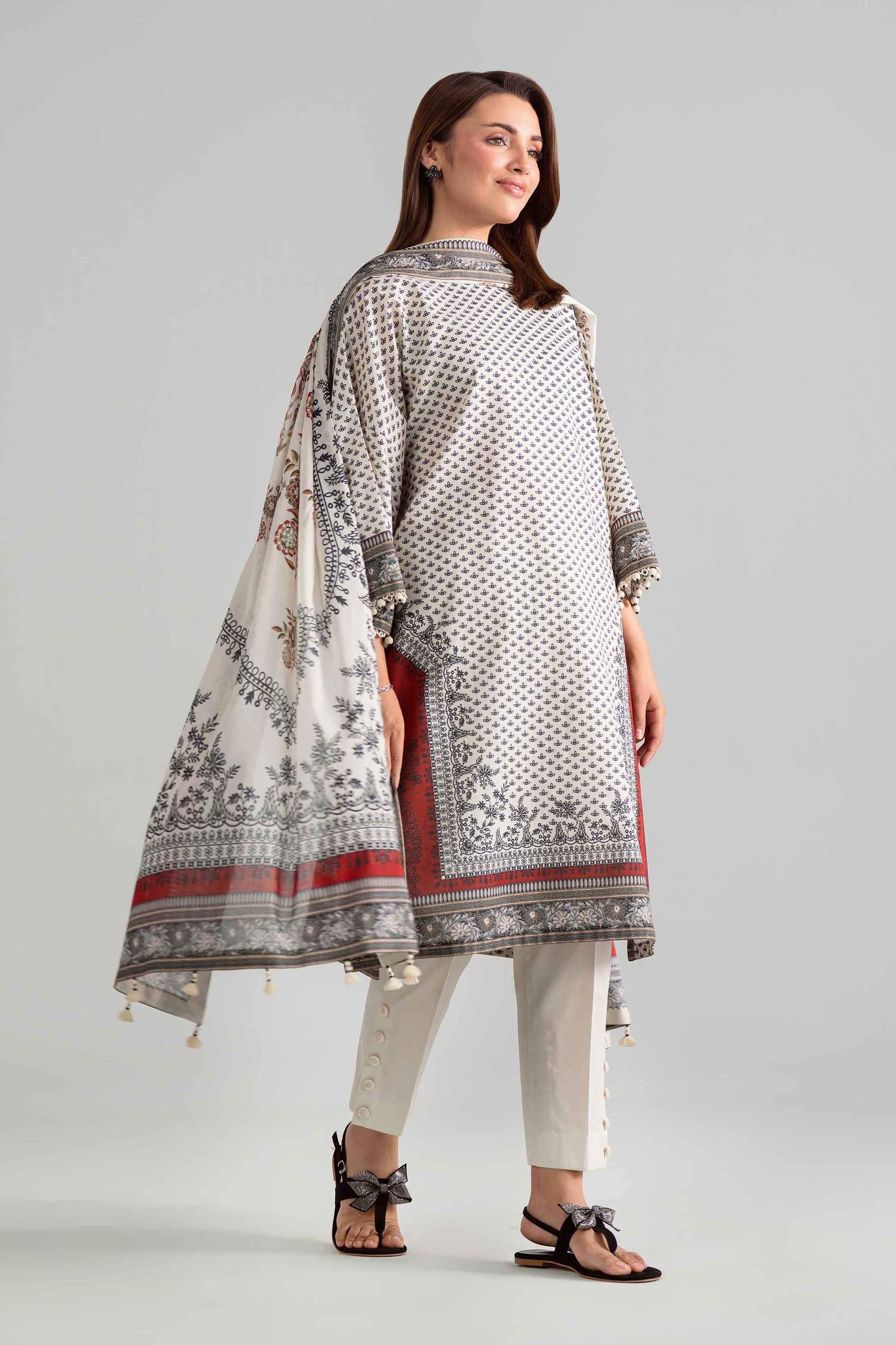 3 Piece - Digital Printed Suit - 42601849 for Women - Unstitched Collection | Nishat | Shop Online