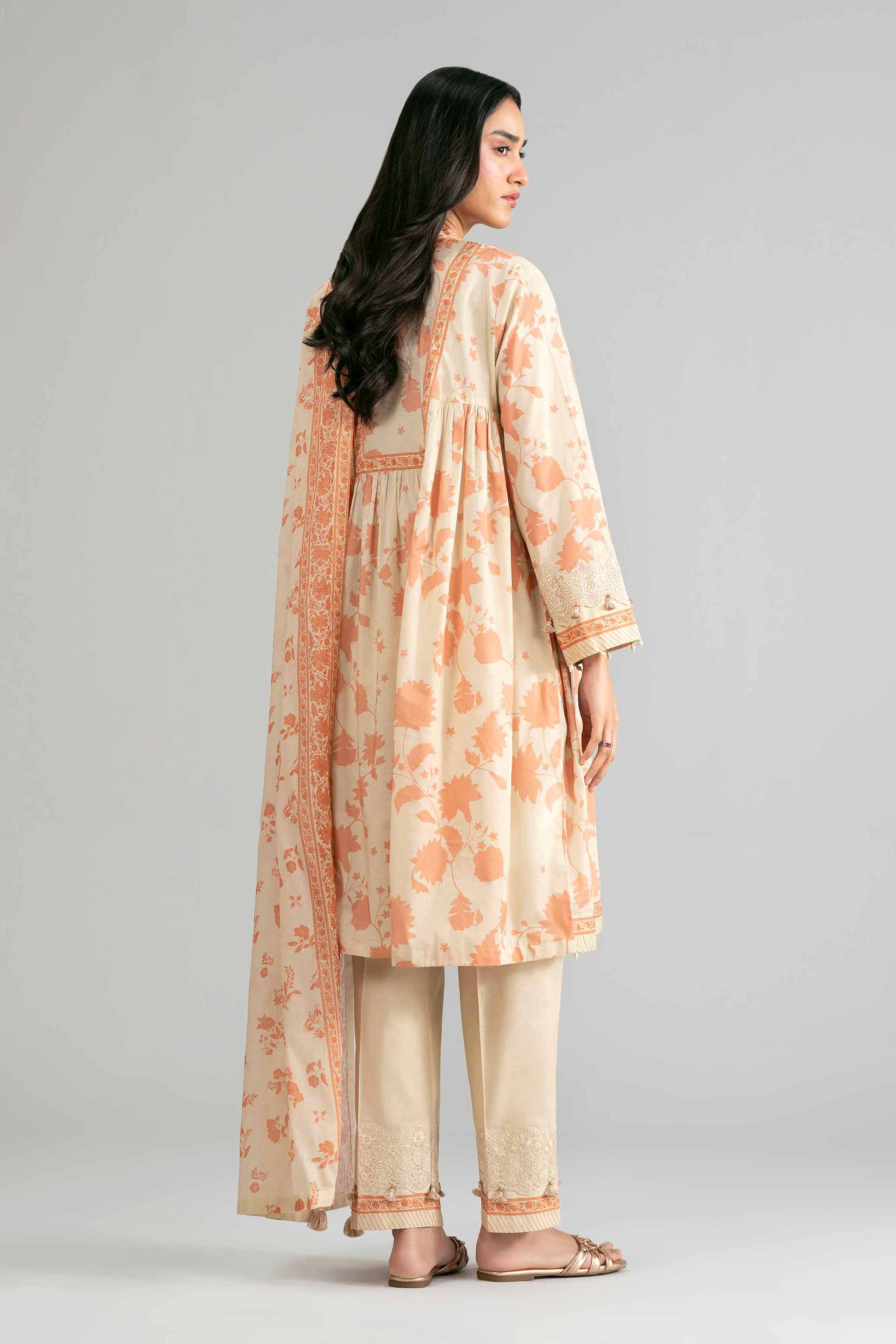 3 Piece - Printed Embroidered Suit - 42601854 for Women - Unstitched Collection | Nishat | Shop Online