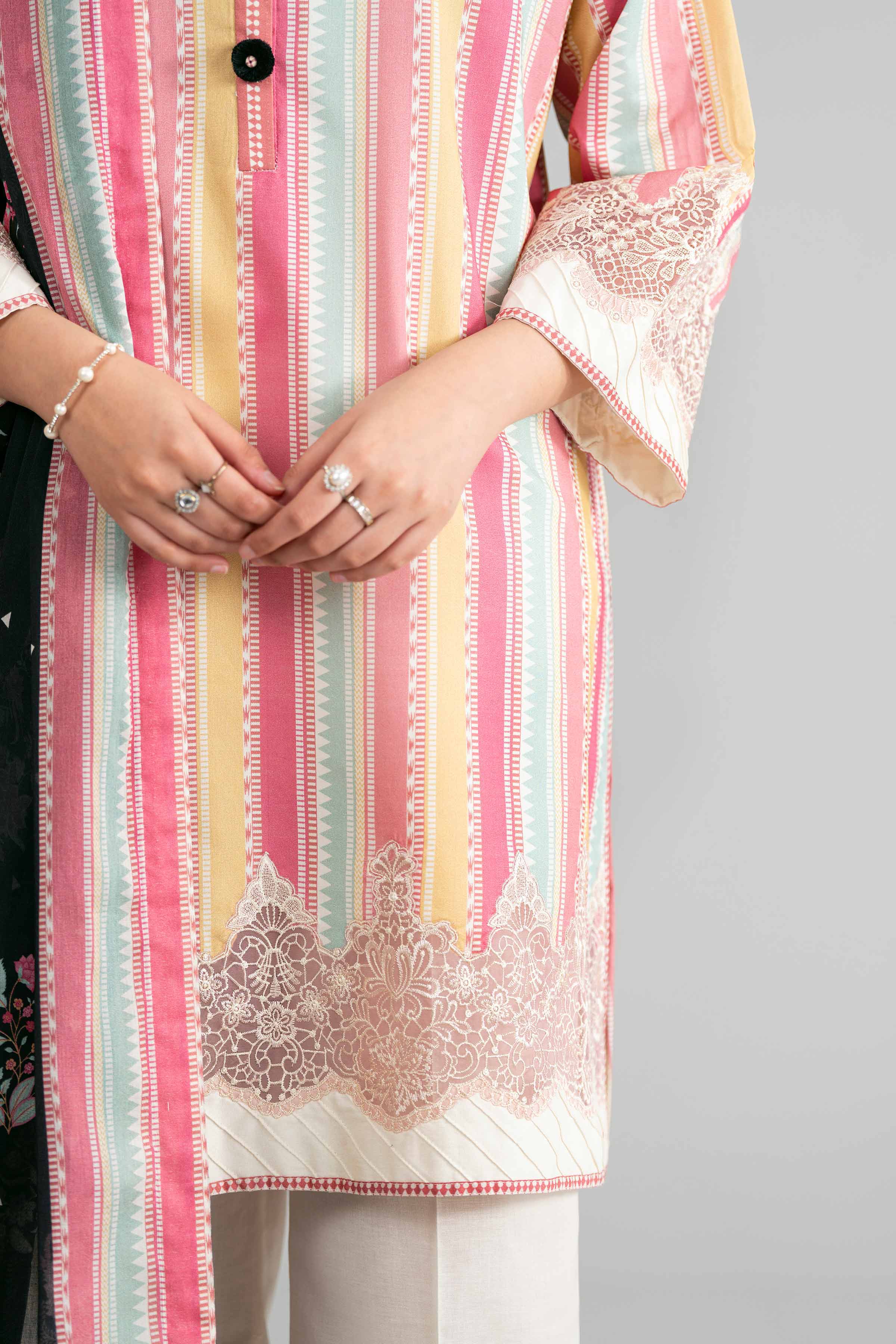 3 Piece - Printed Embroidered Suit - 42601855 for Women - Unstitched Collection | Nishat | Shop Online