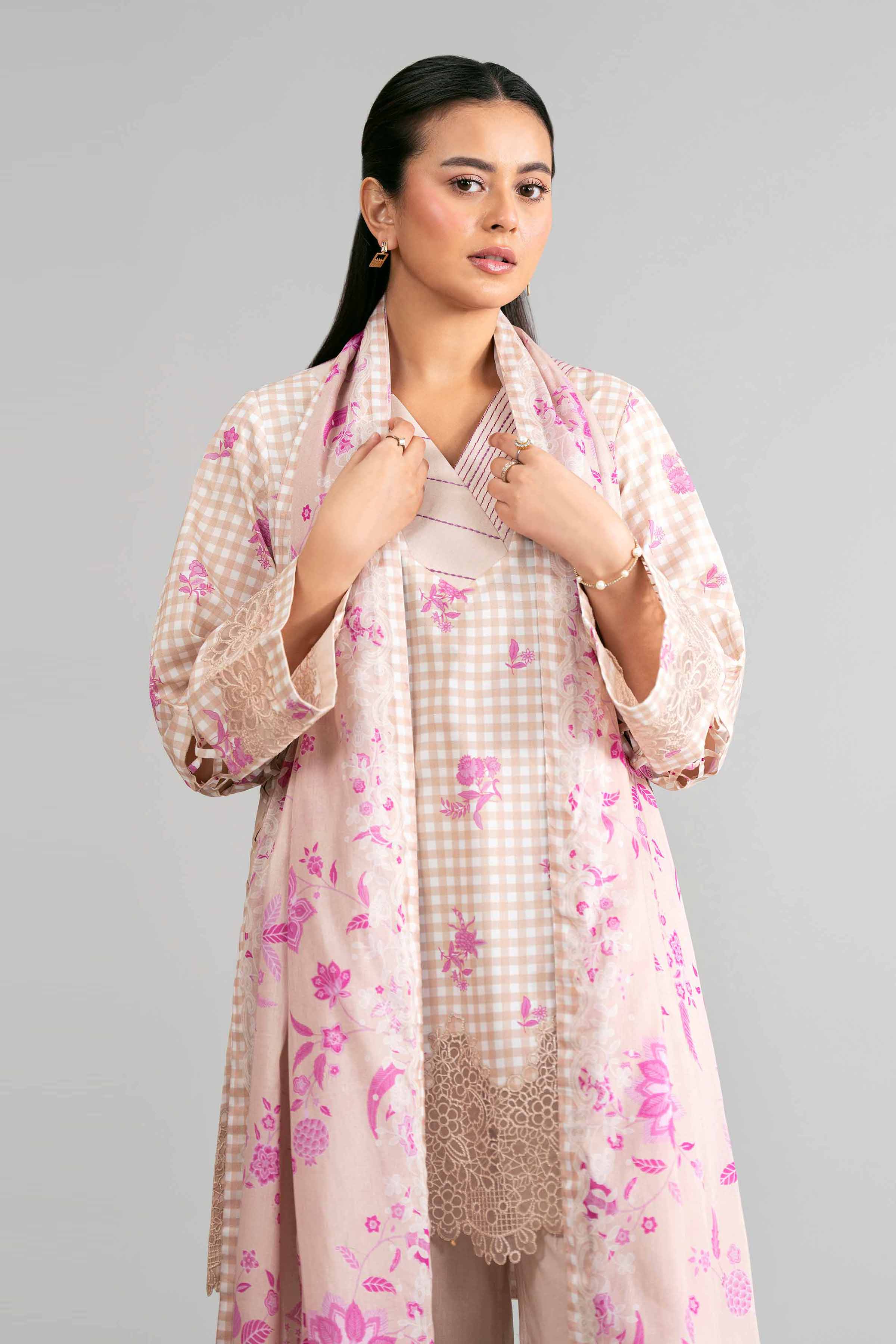 3 Piece - Printed Embroidered Suit - 42601857 for Women - Unstitched Collection | Nishat | Shop Online