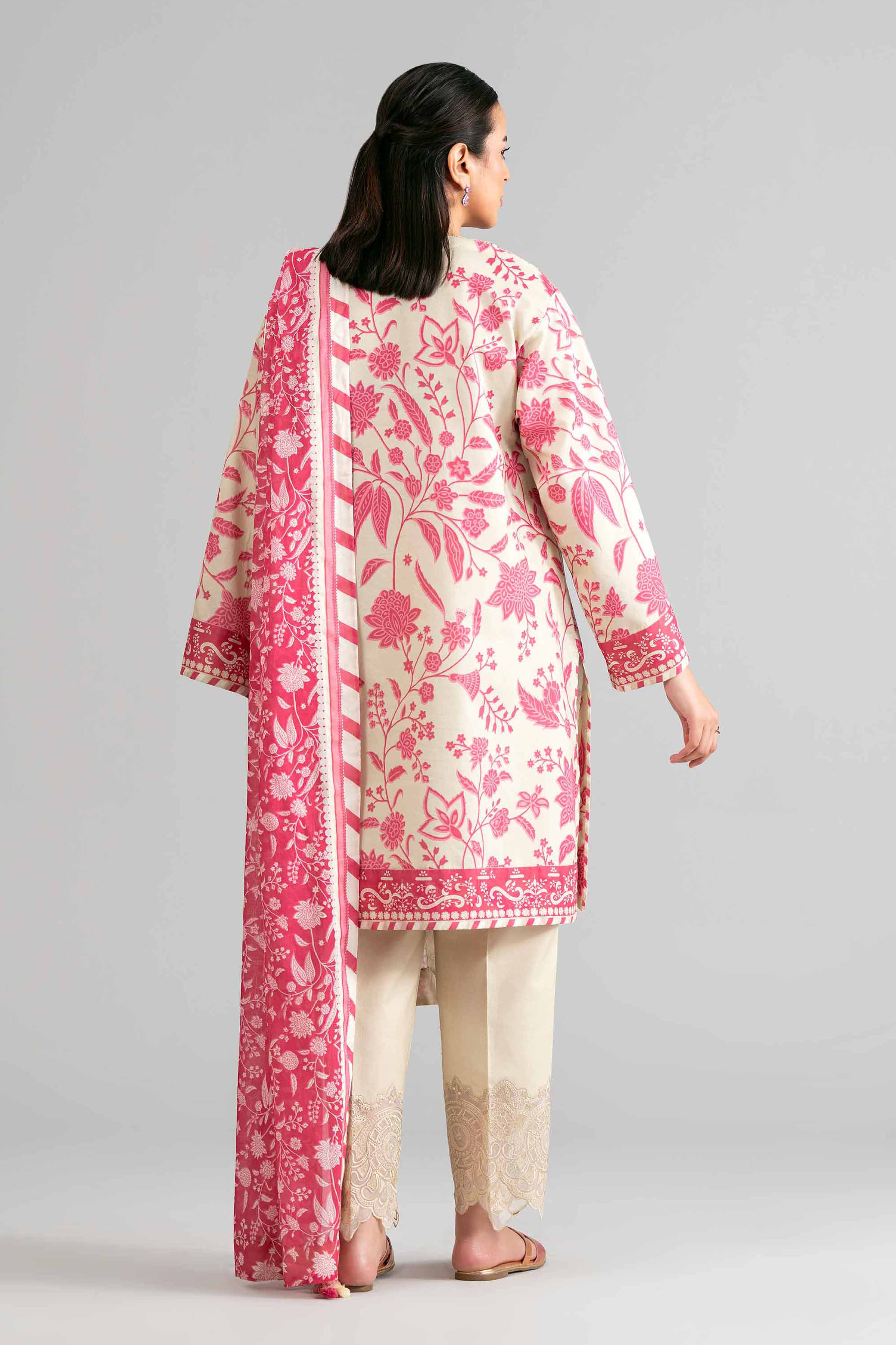 3 Piece - Printed Embroidered Suit - 42601858 for Women - Unstitched Collection | Nishat | Shop Online