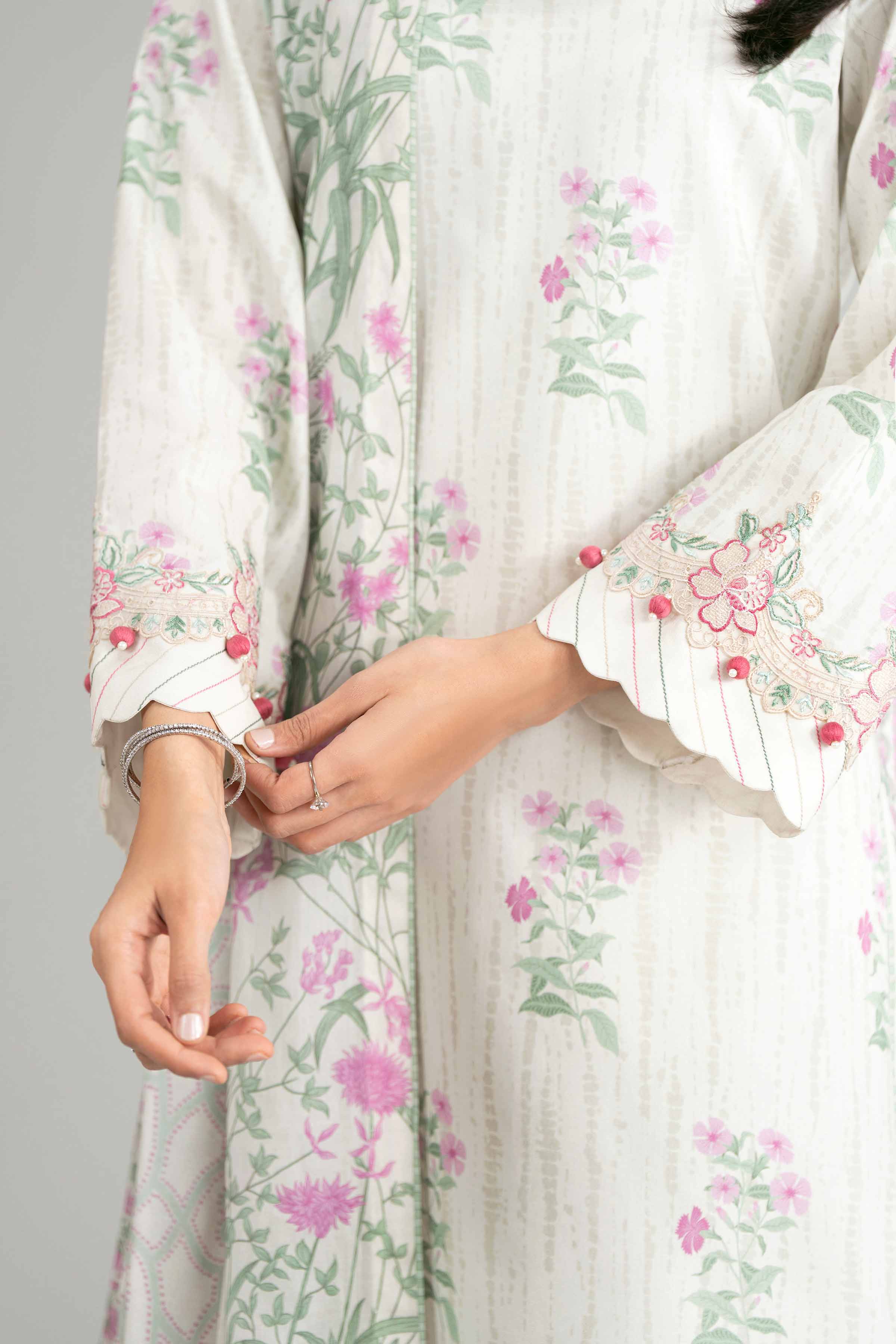 3 Piece - Printed Embroidered Suit - 42601859 for Women - Unstitched Collection | Nishat | Shop Online
