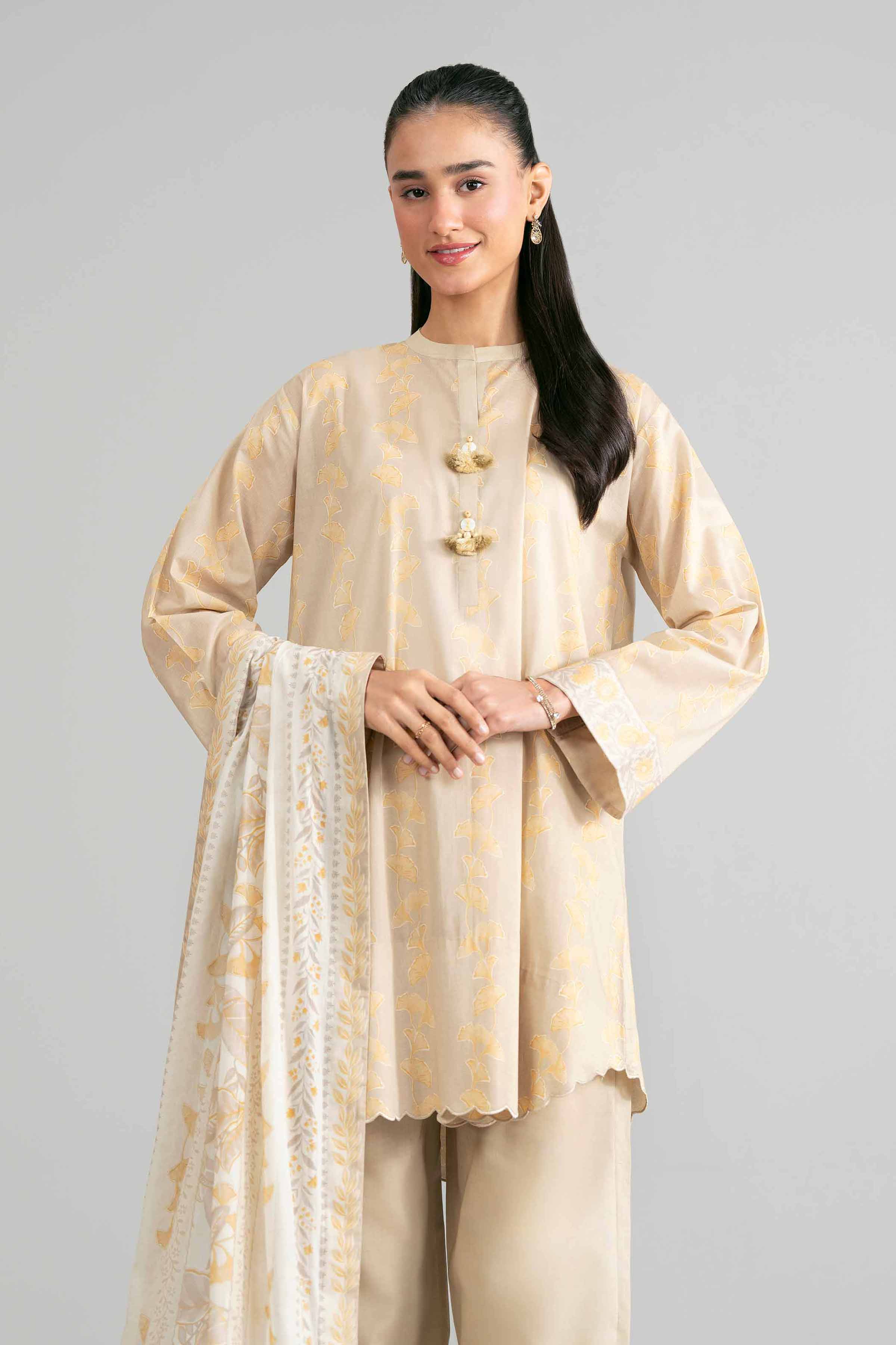 3 Piece - Printed Suit - 42601866 for Women - Unstitched Collection | Nishat | Shop Online