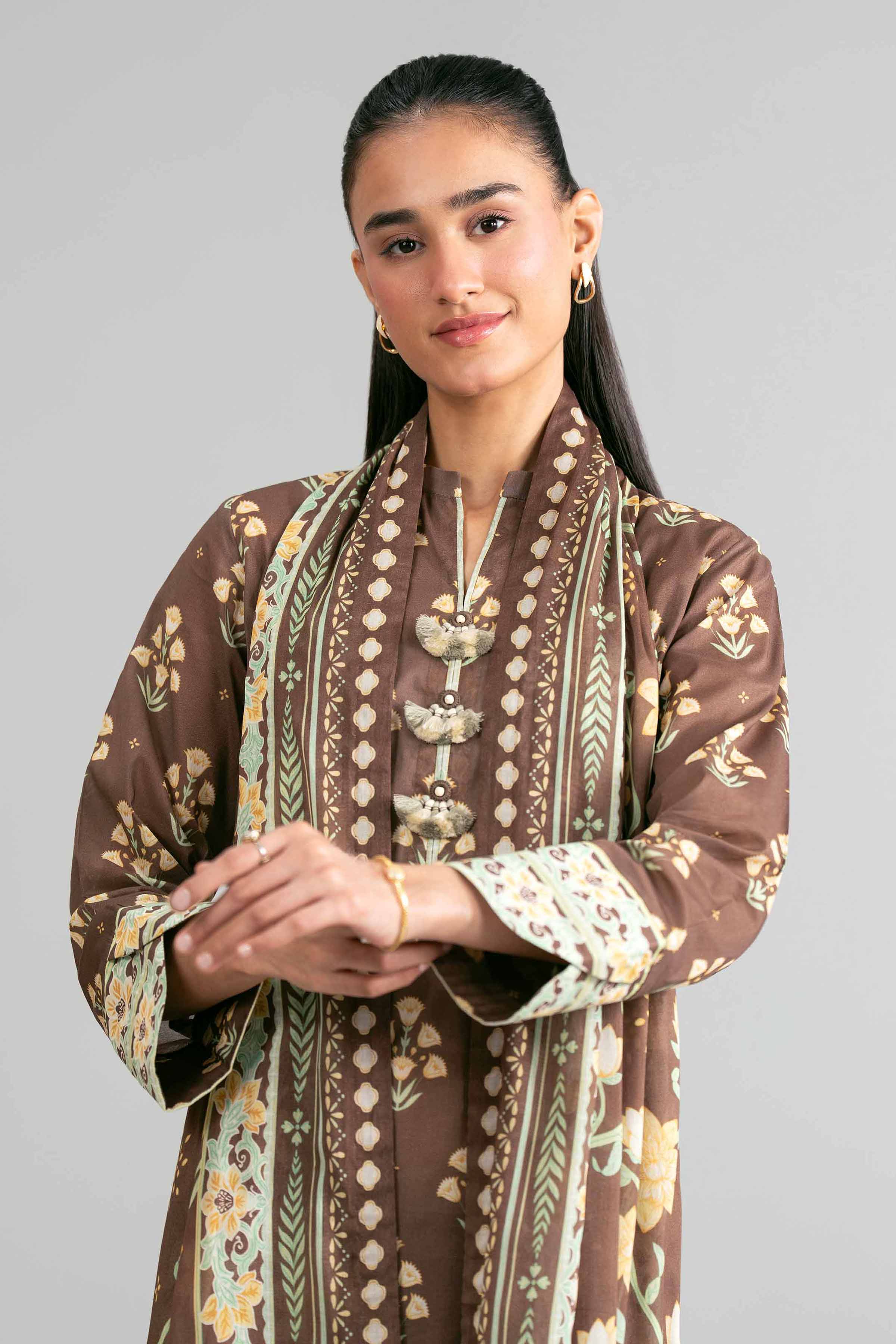 3 Piece - Printed Suit - 42601867 for Women - Unstitched Collection | Nishat | Shop Online