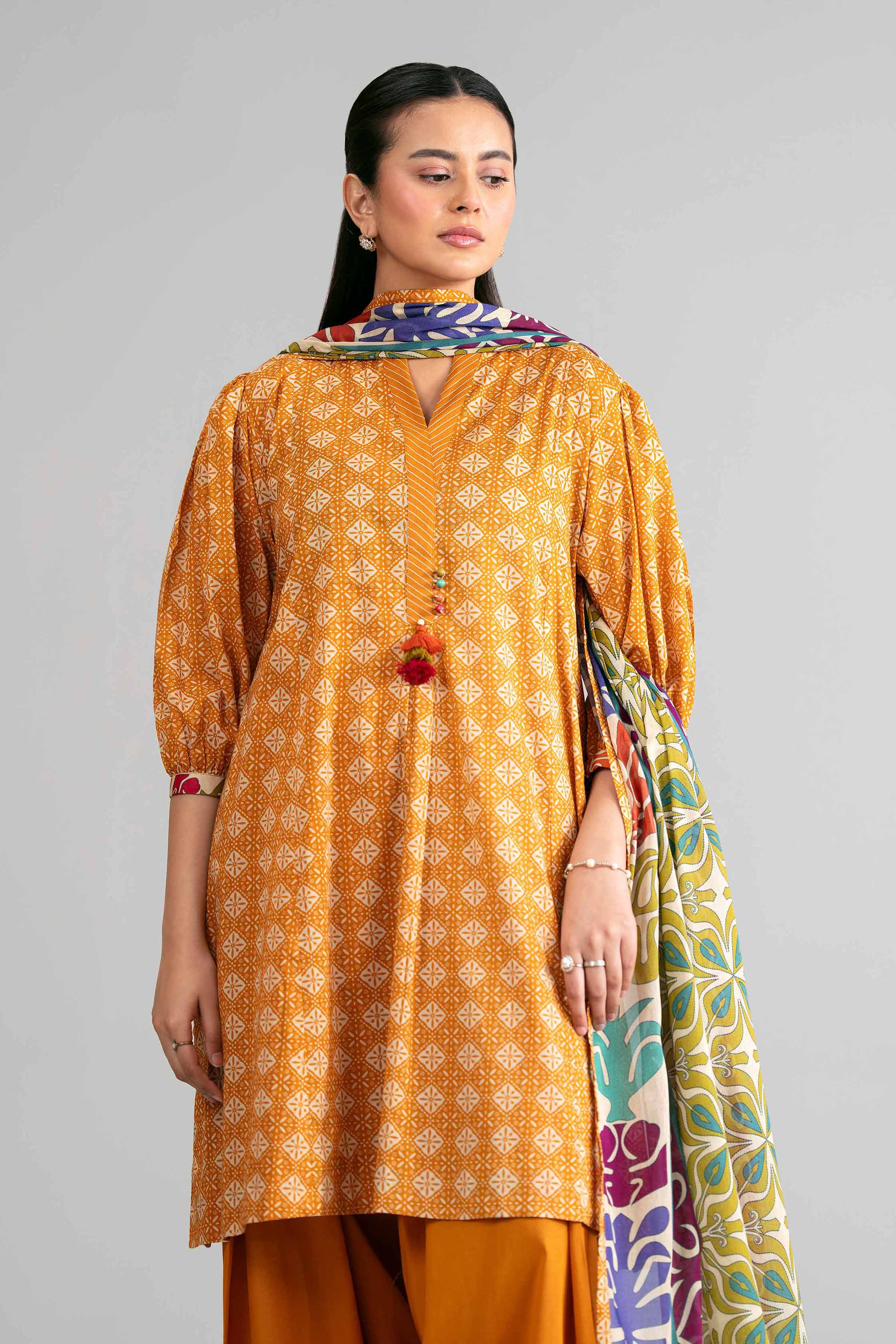 3 Piece - Printed Suit - 42601869 for Women - Unstitched Collection | Nishat | Shop Online