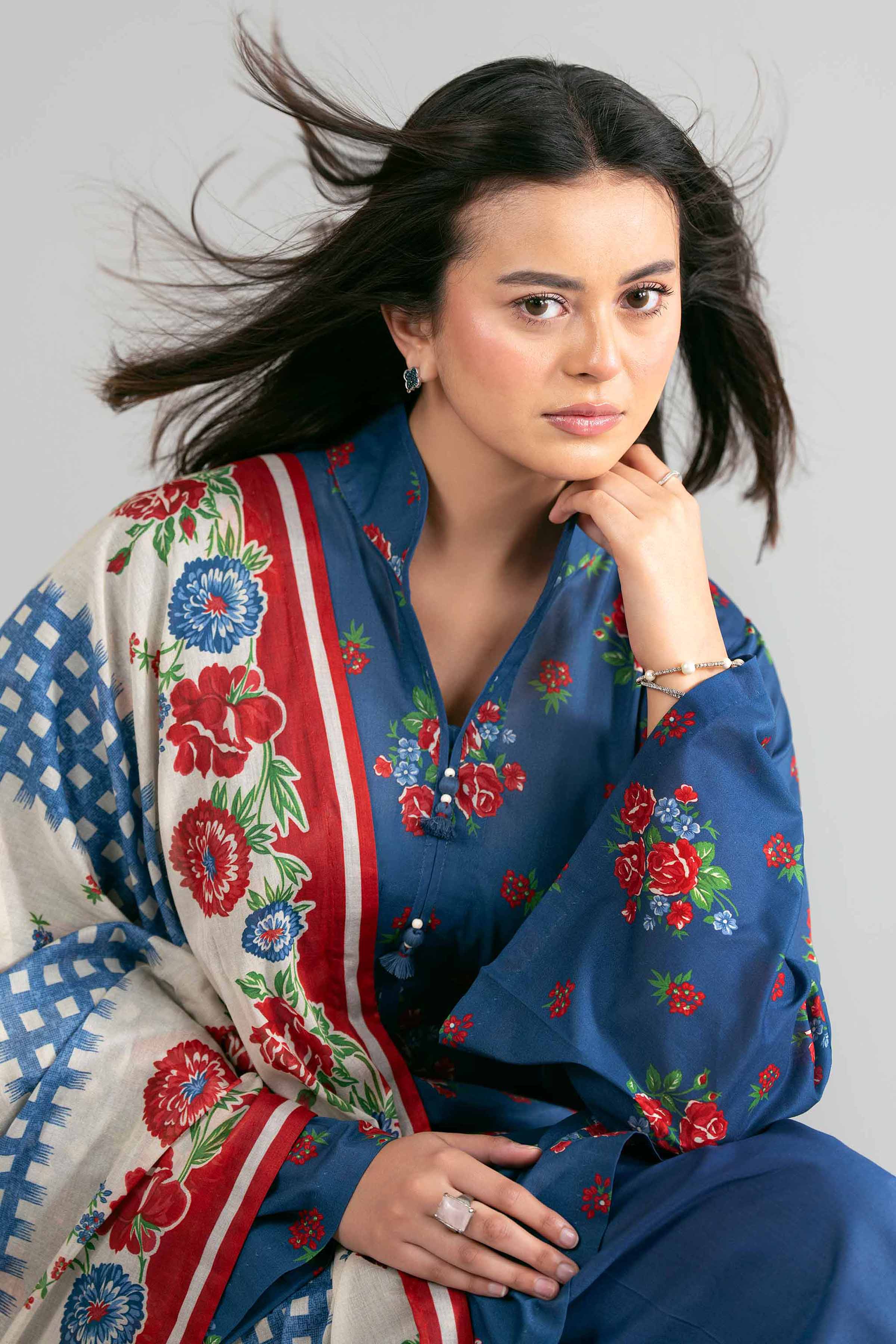 3 Piece - Printed Suit - 42601879 for Women - Unstitched Collection | Nishat | Shop Online