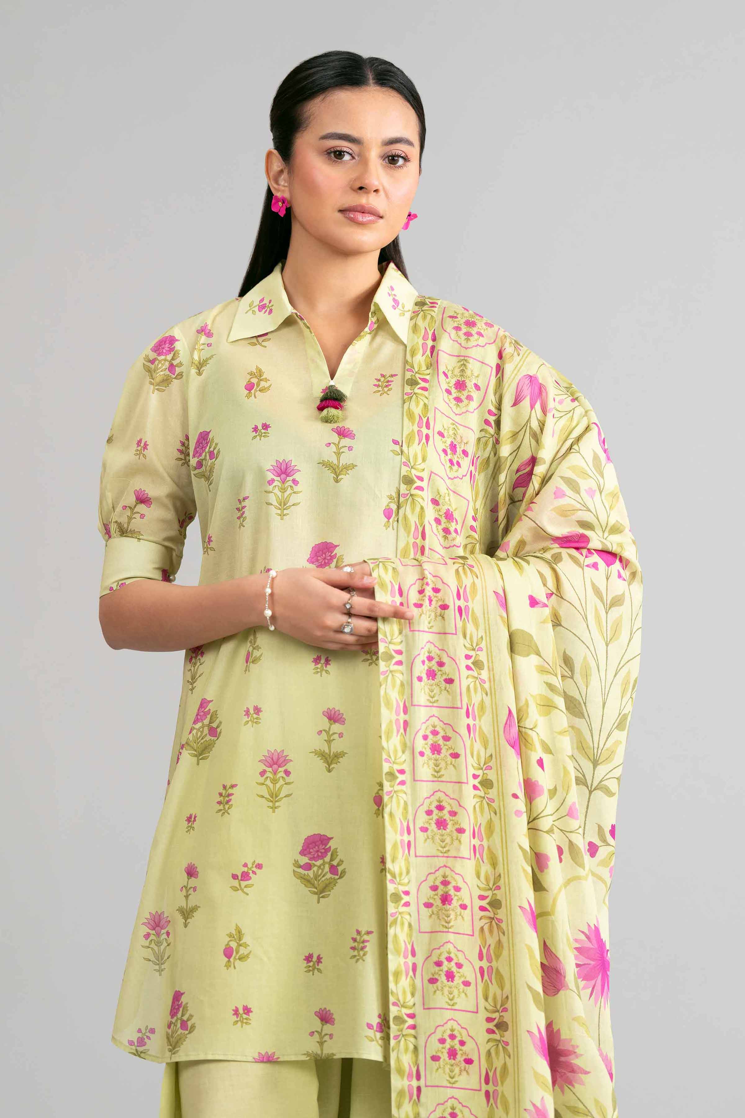 3 Piece - Printed Suit - 42601883 for Women - Unstitched Collection | Nishat | Shop Online