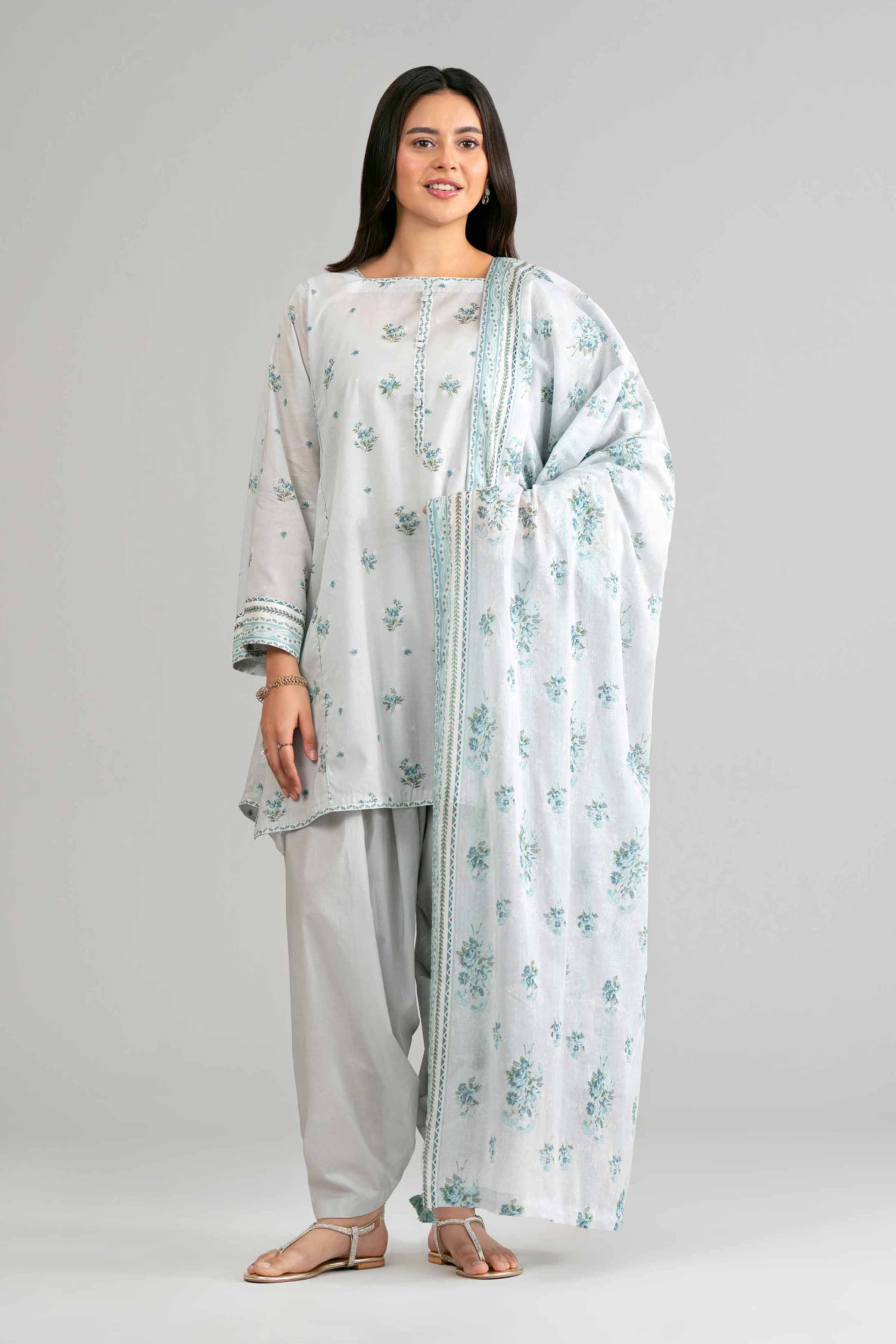 3 Piece - Printed Suit - 42601886