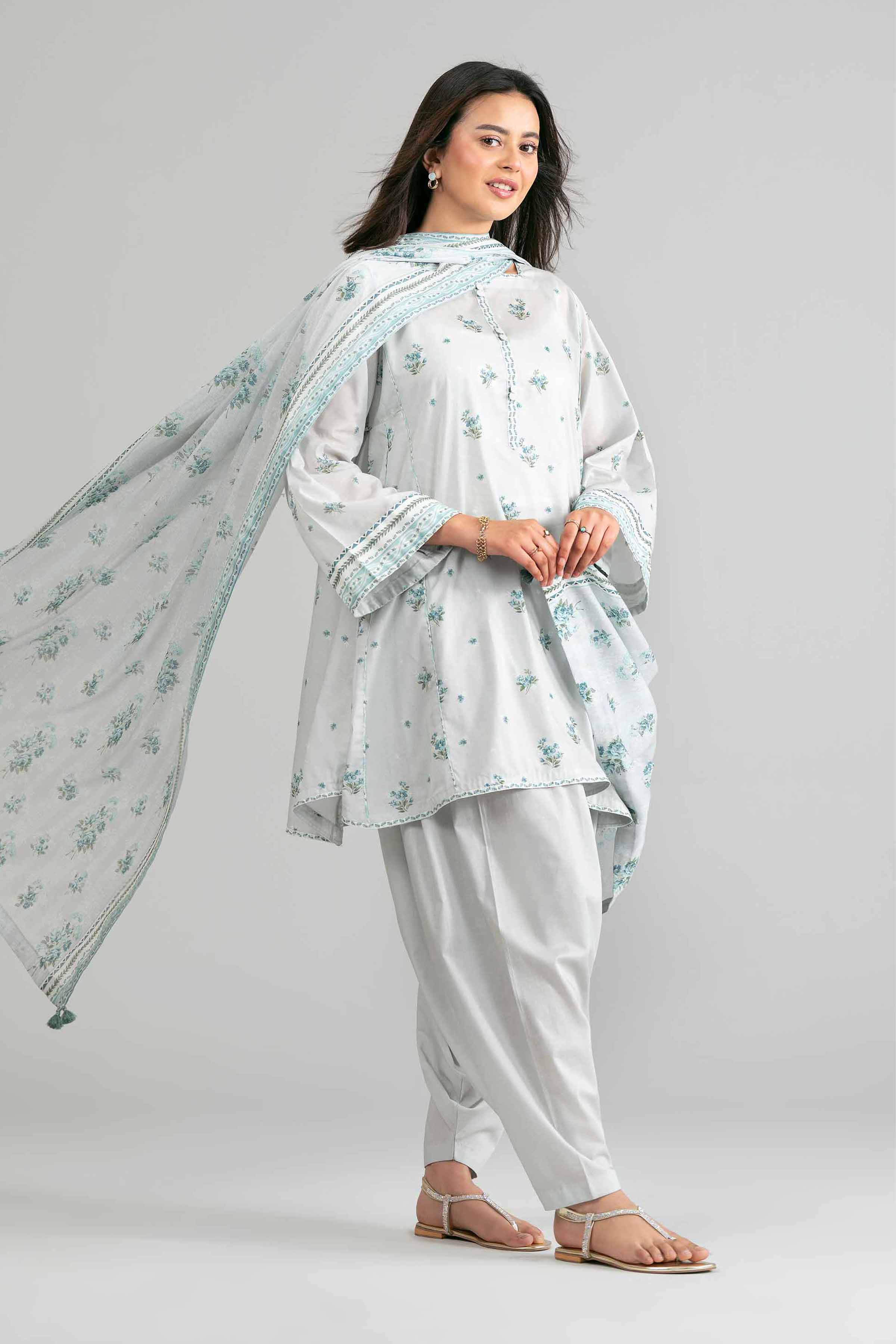 3 Piece - Printed Suit - 42601886