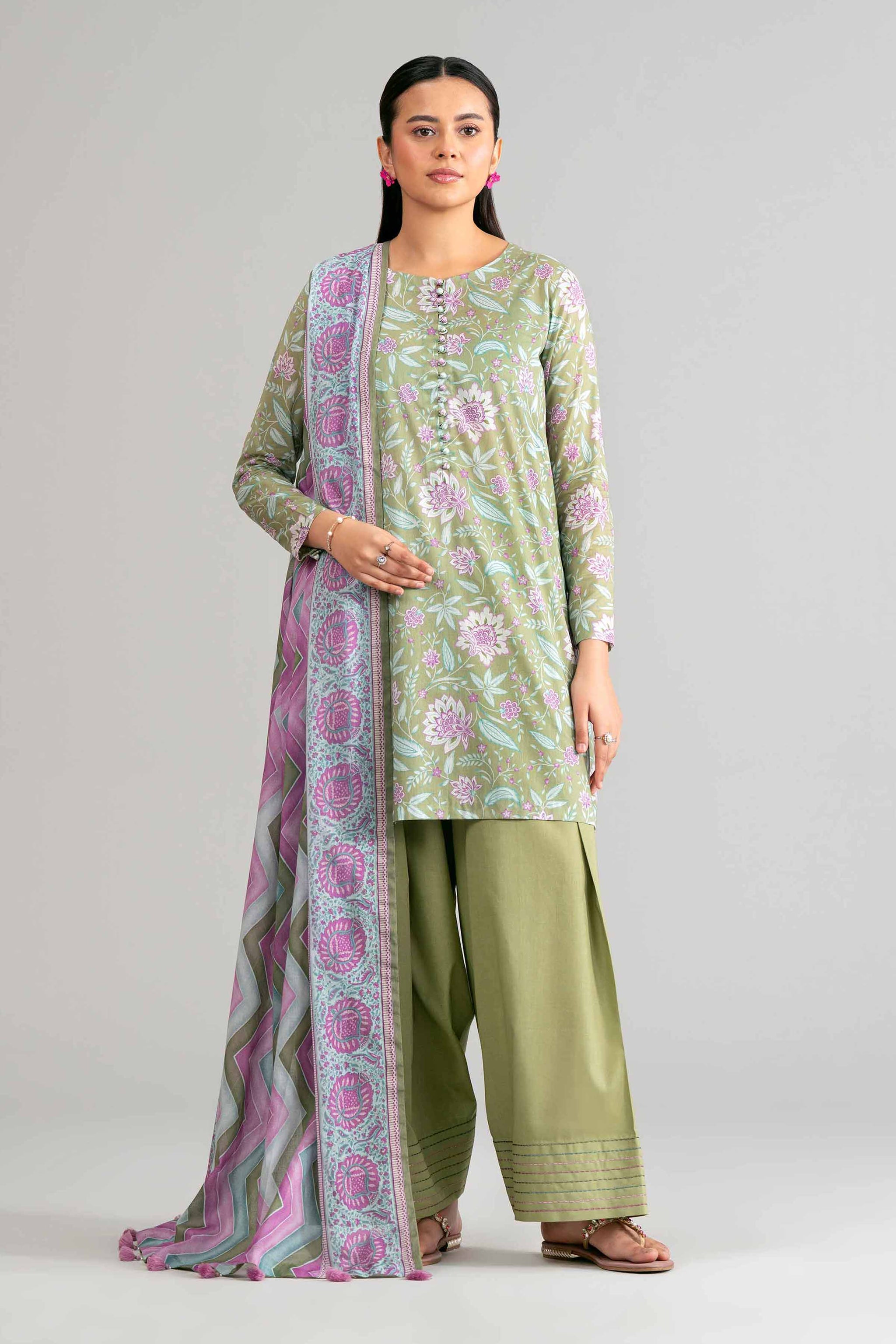 3 Piece - Printed Suit - 42601889