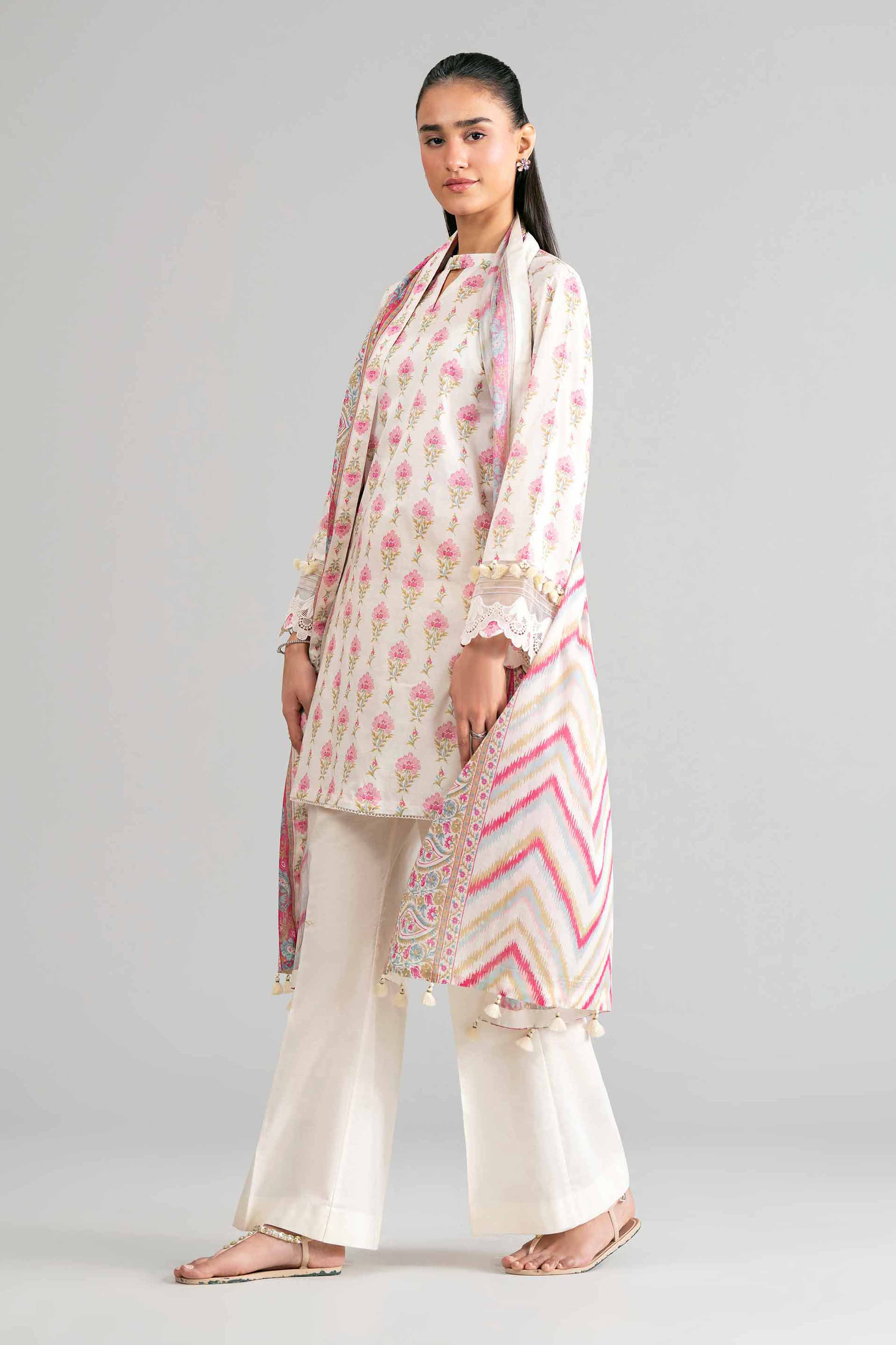 3 Piece - Printed Suit - 42601890 for Women - Unstitched Collection | Nishat | Shop Online