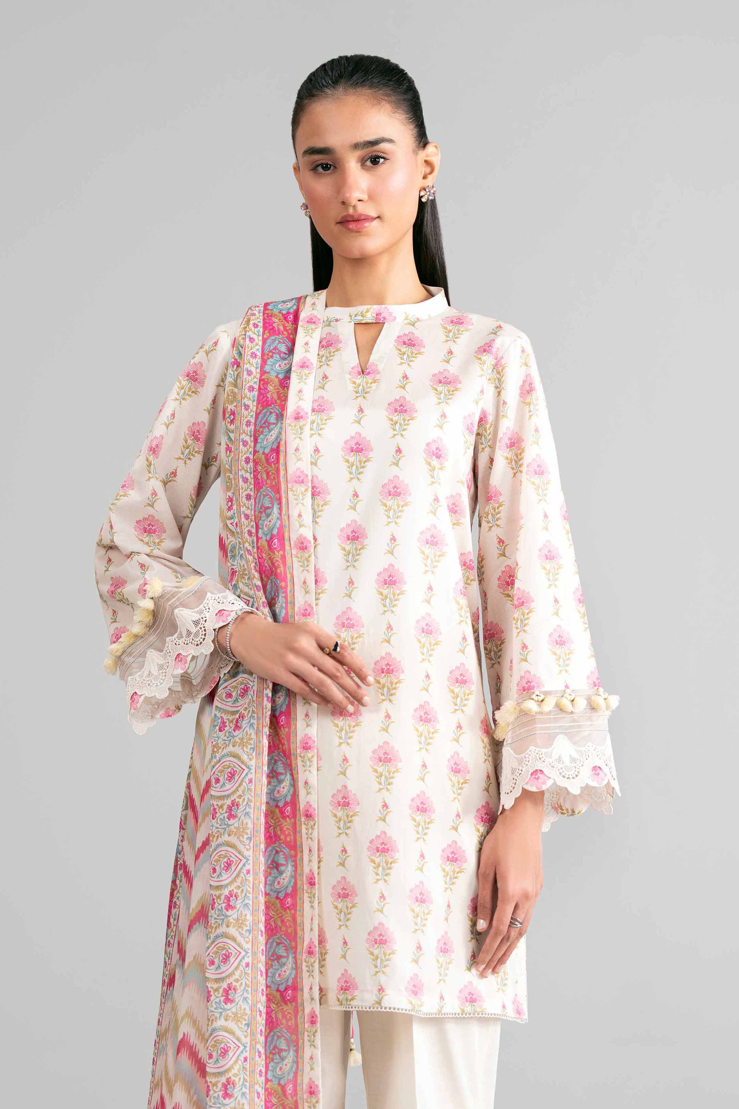 3 Piece - Printed Suit - 42601890 for Women - Unstitched Collection | Nishat | Shop Online