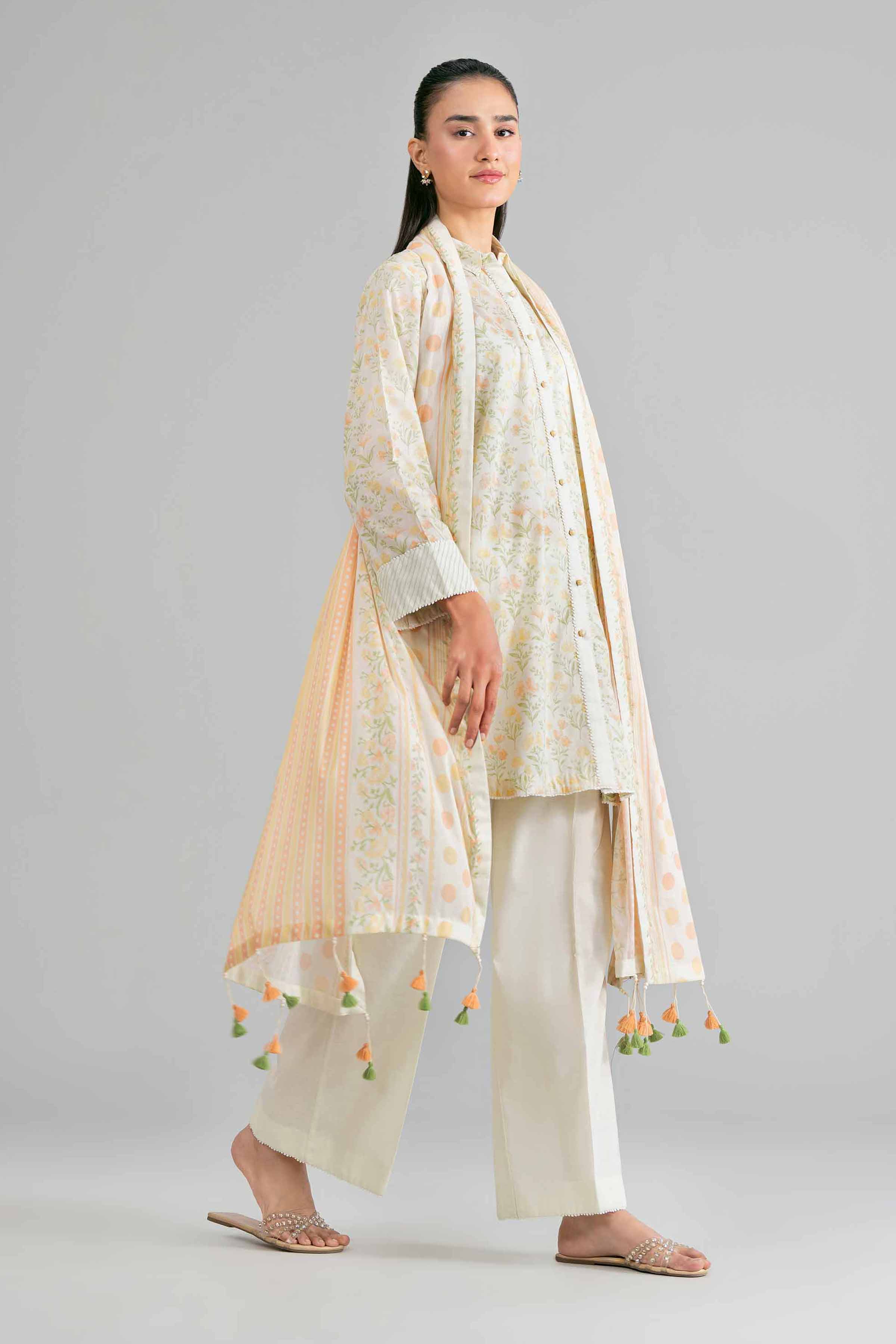 3 Piece - Printed Suit - 42601893 for Women - Unstitched Collection | Nishat | Shop Online