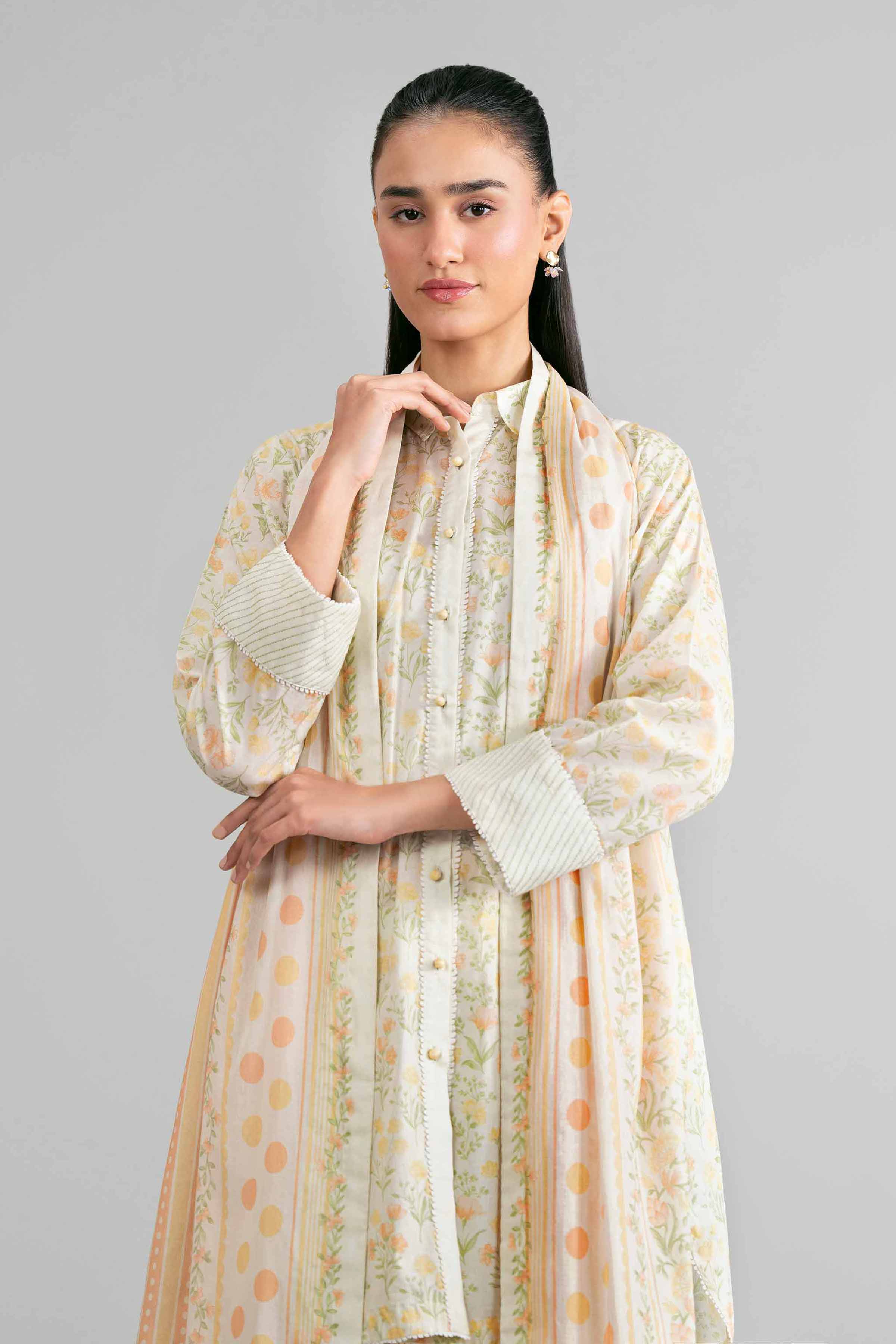 3 Piece - Printed Suit - 42601893 for Women - Unstitched Collection | Nishat | Shop Online